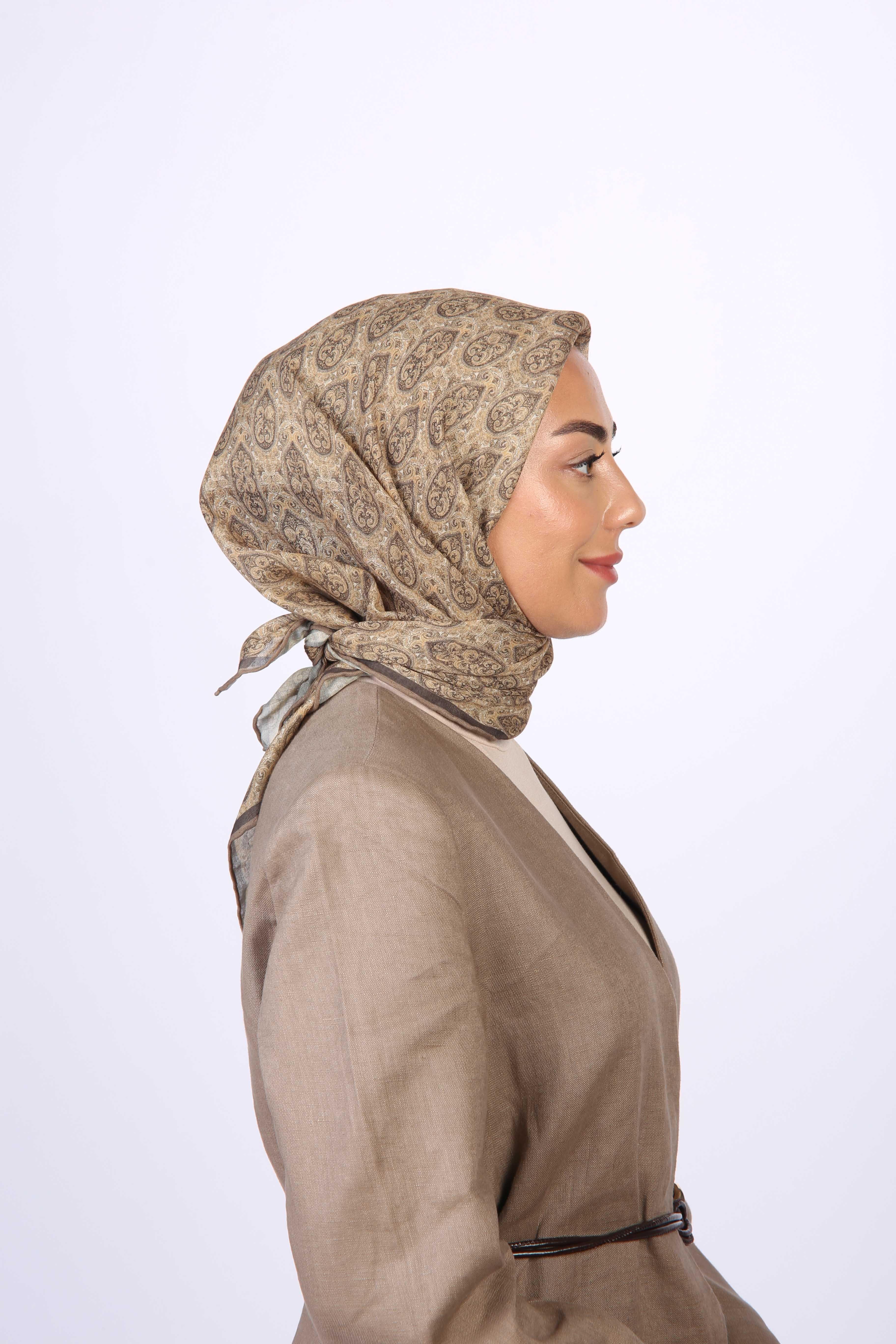 Locella Soft Pamuk Eşarp Hardal
