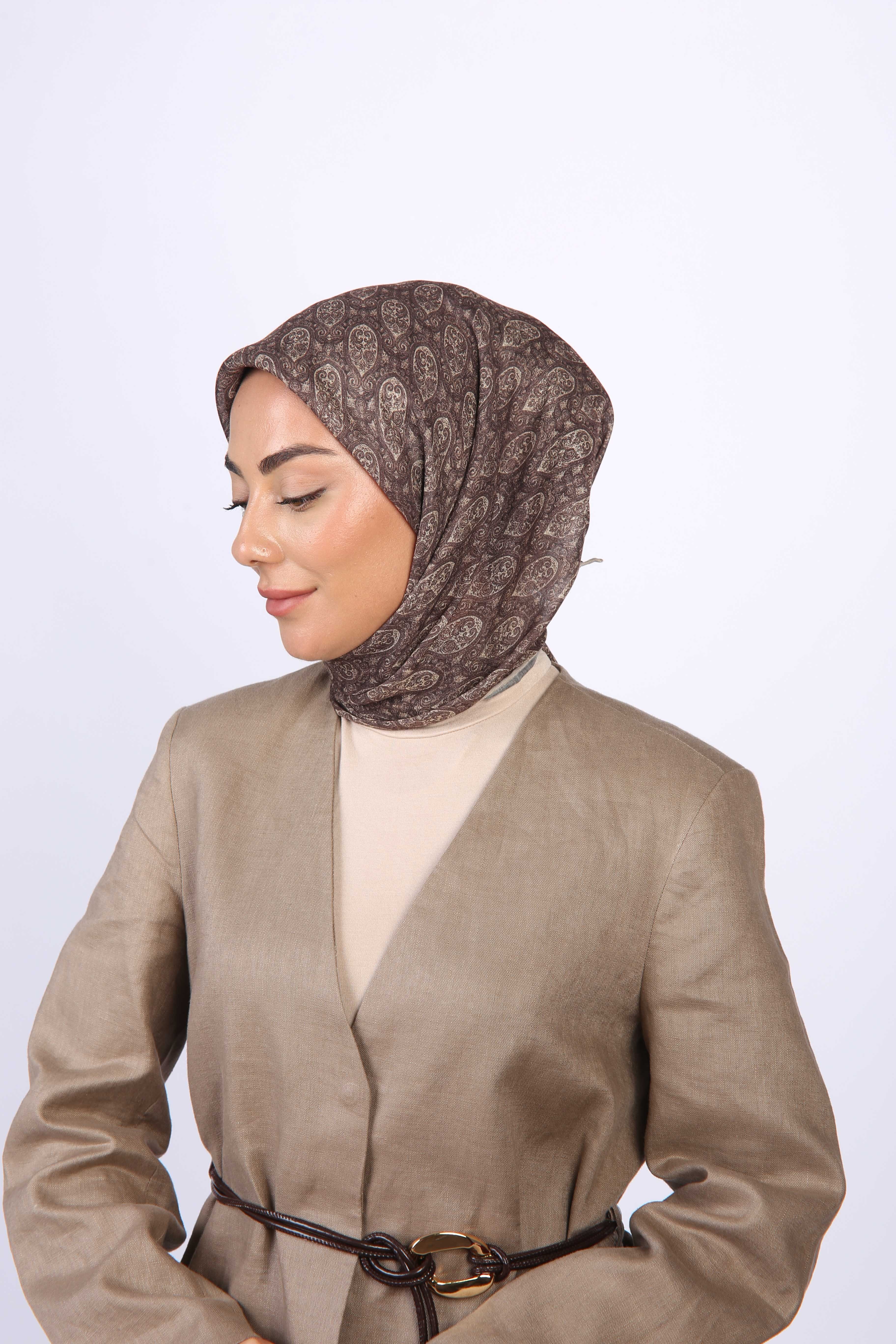 Locella Soft Pamuk Eşarp Acı Kahve