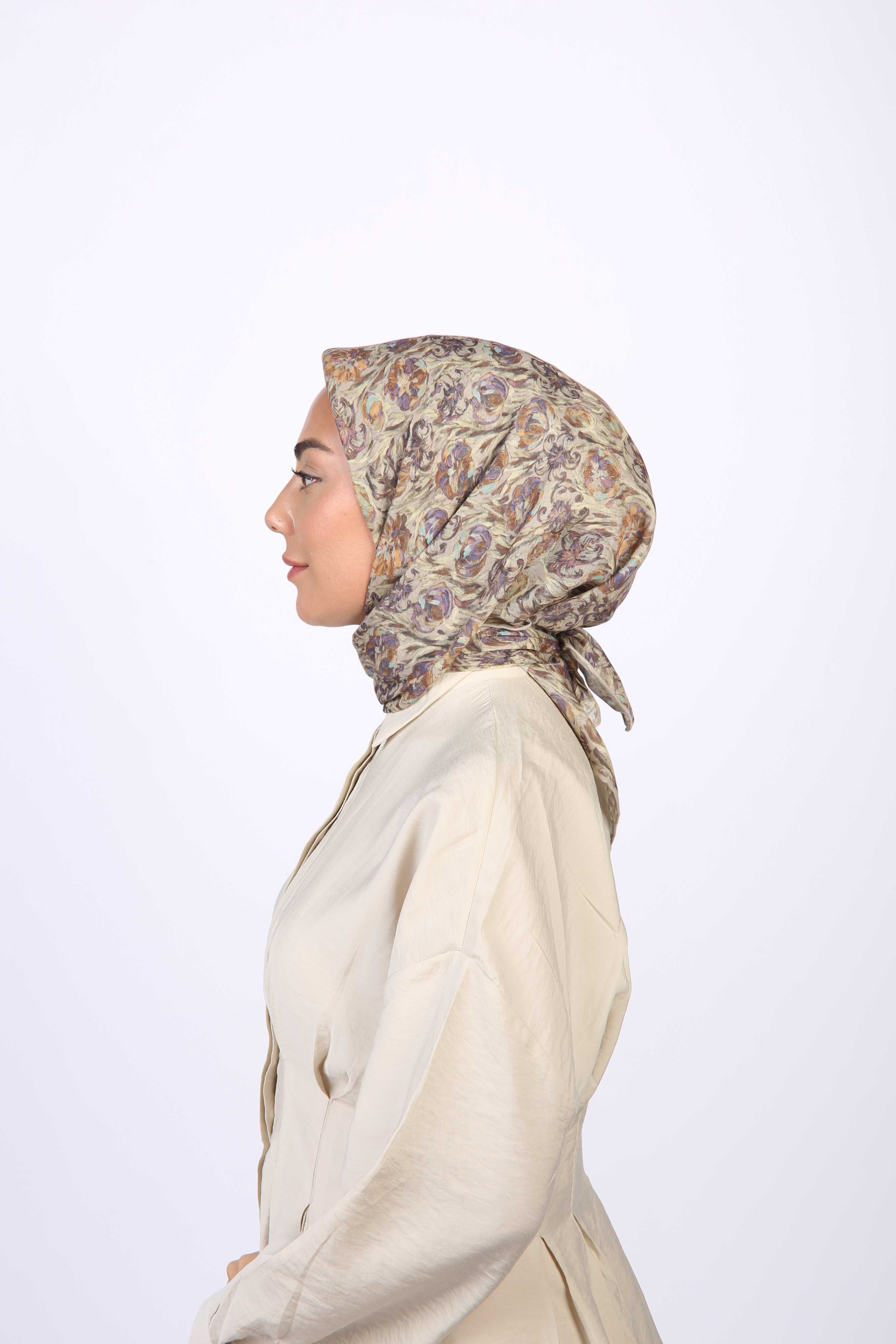Locella Soft Pamuk Eşarp Vizon