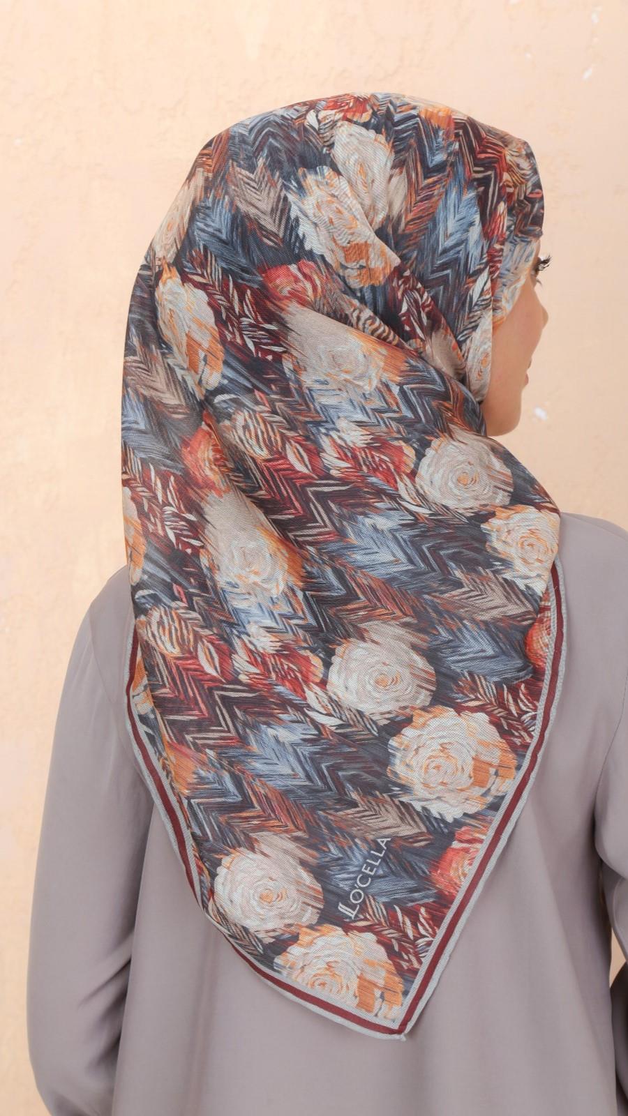 Locella Soft Pamuk Eşarp Turuncu-3