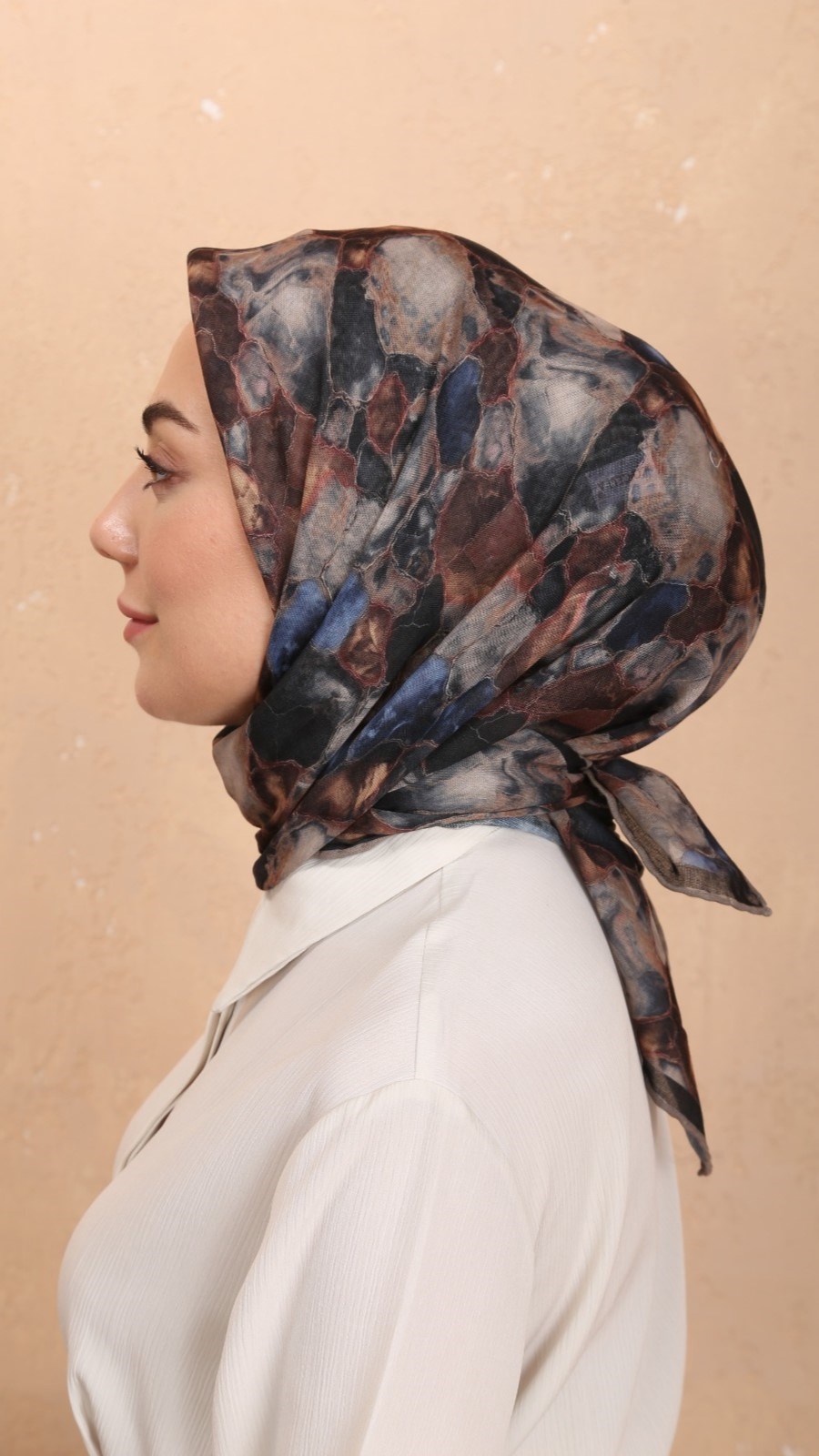Locella Soft Pamuk Eşarp Siyah