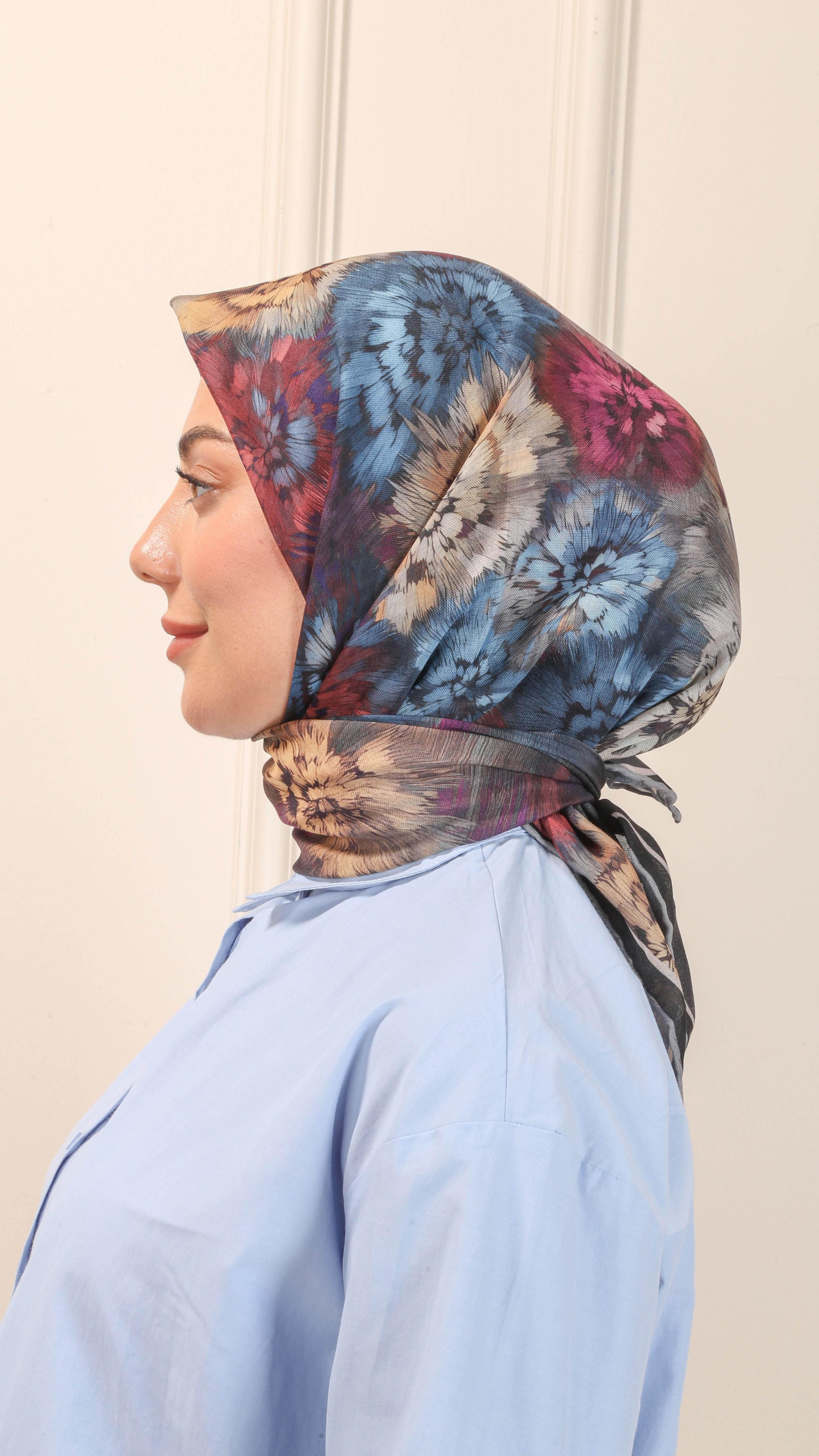 Locella Soft Pamuk Eşarp Siyah-9