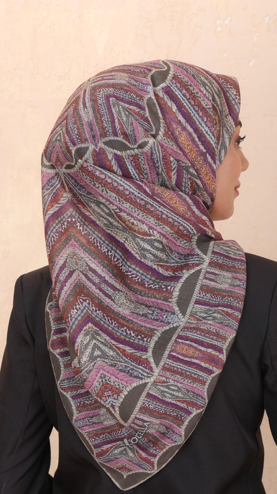 Locella Soft Pamuk Eşarp Yeşil-11