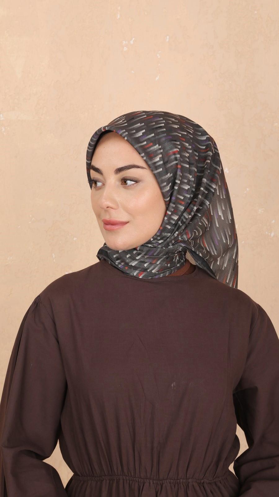 Locella Soft Pamuk Eşarp Haki Yeşil-10