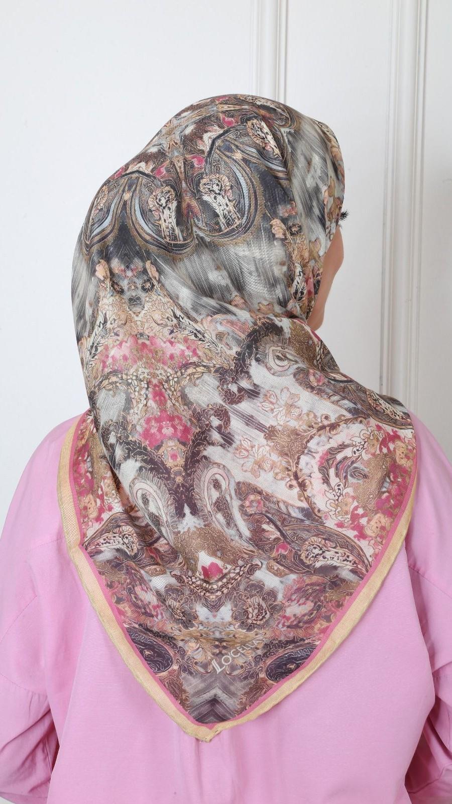 Locella Soft Pamuk Eşarp Sarı-1