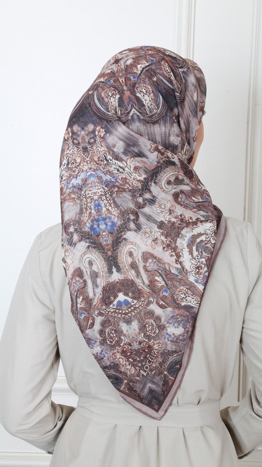 Locella Soft Pamuk Eşarp Sütlü Kahve-7