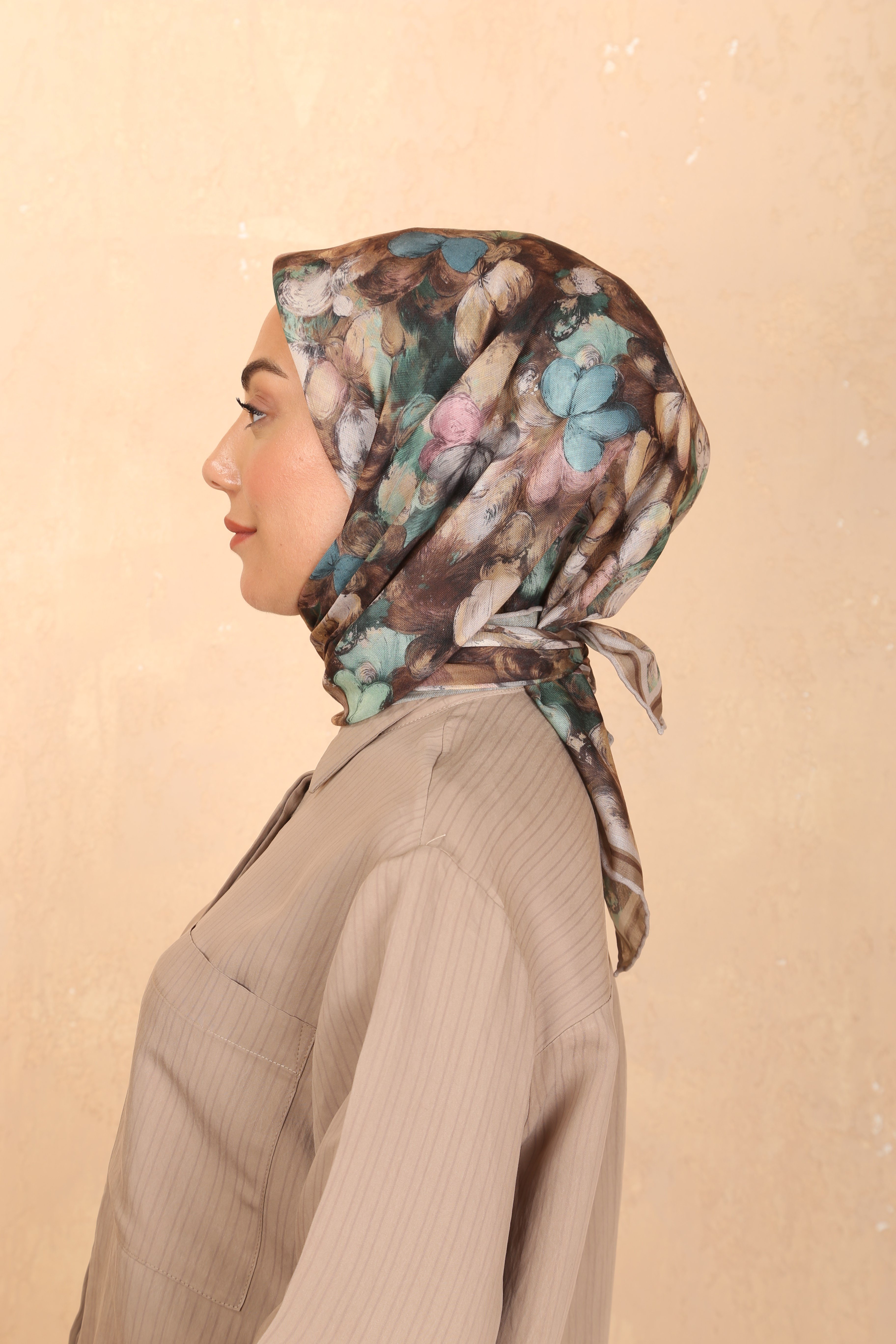 Locella Soft Pamuk Eşarp Keten