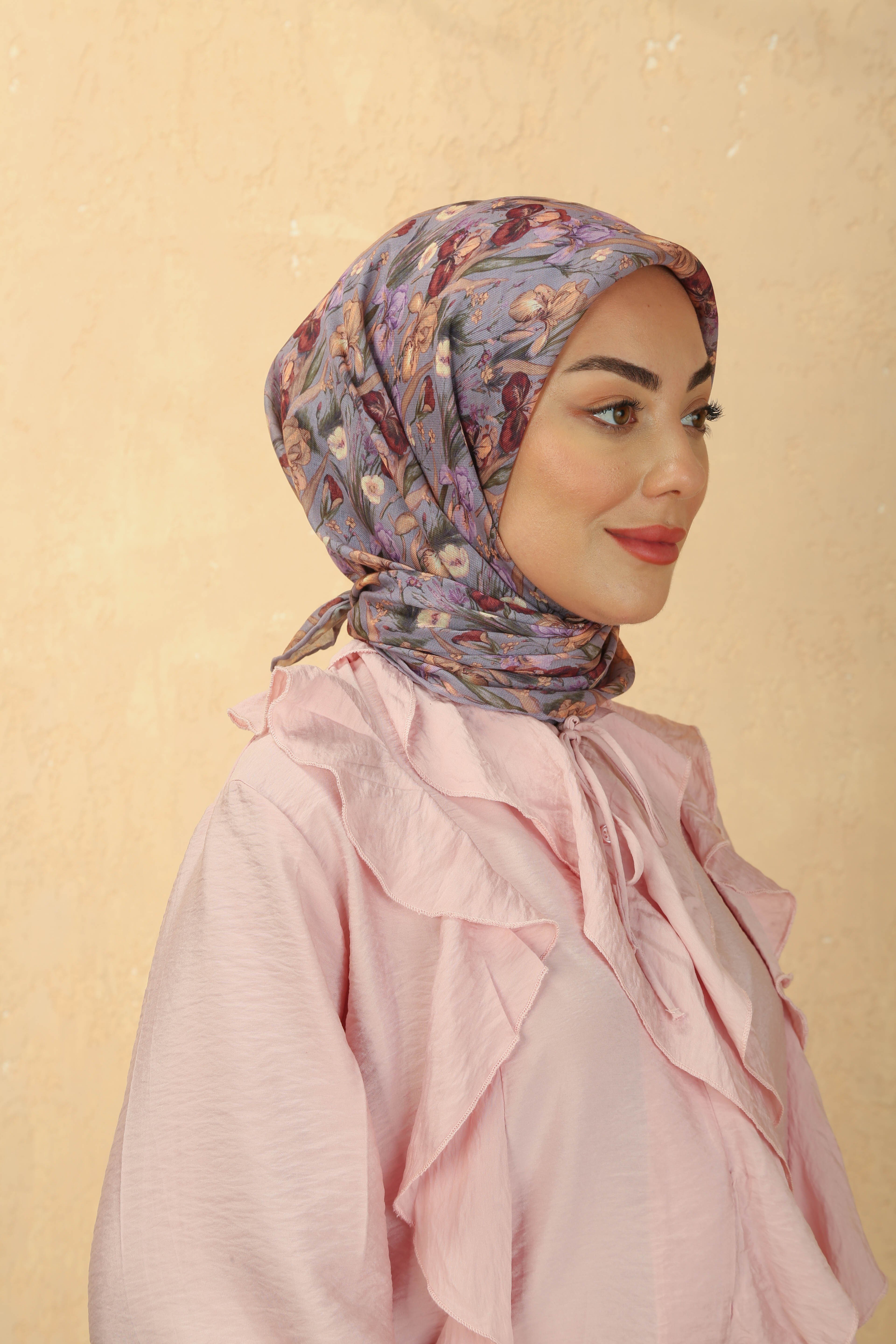 Locella Soft Pamuk Eşarp Lavanta