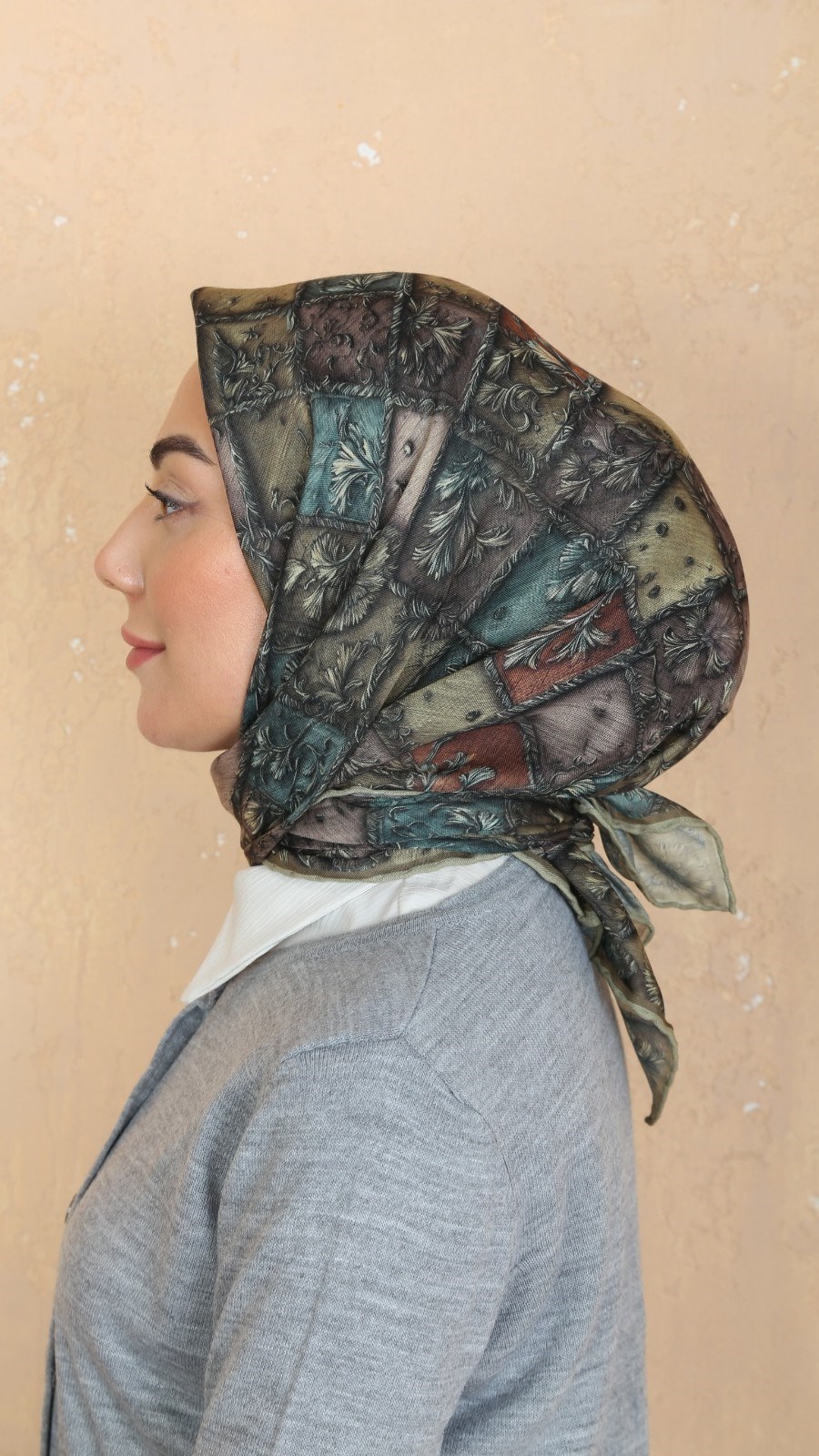 Locella Soft Pamuk Eşarp Yeşil