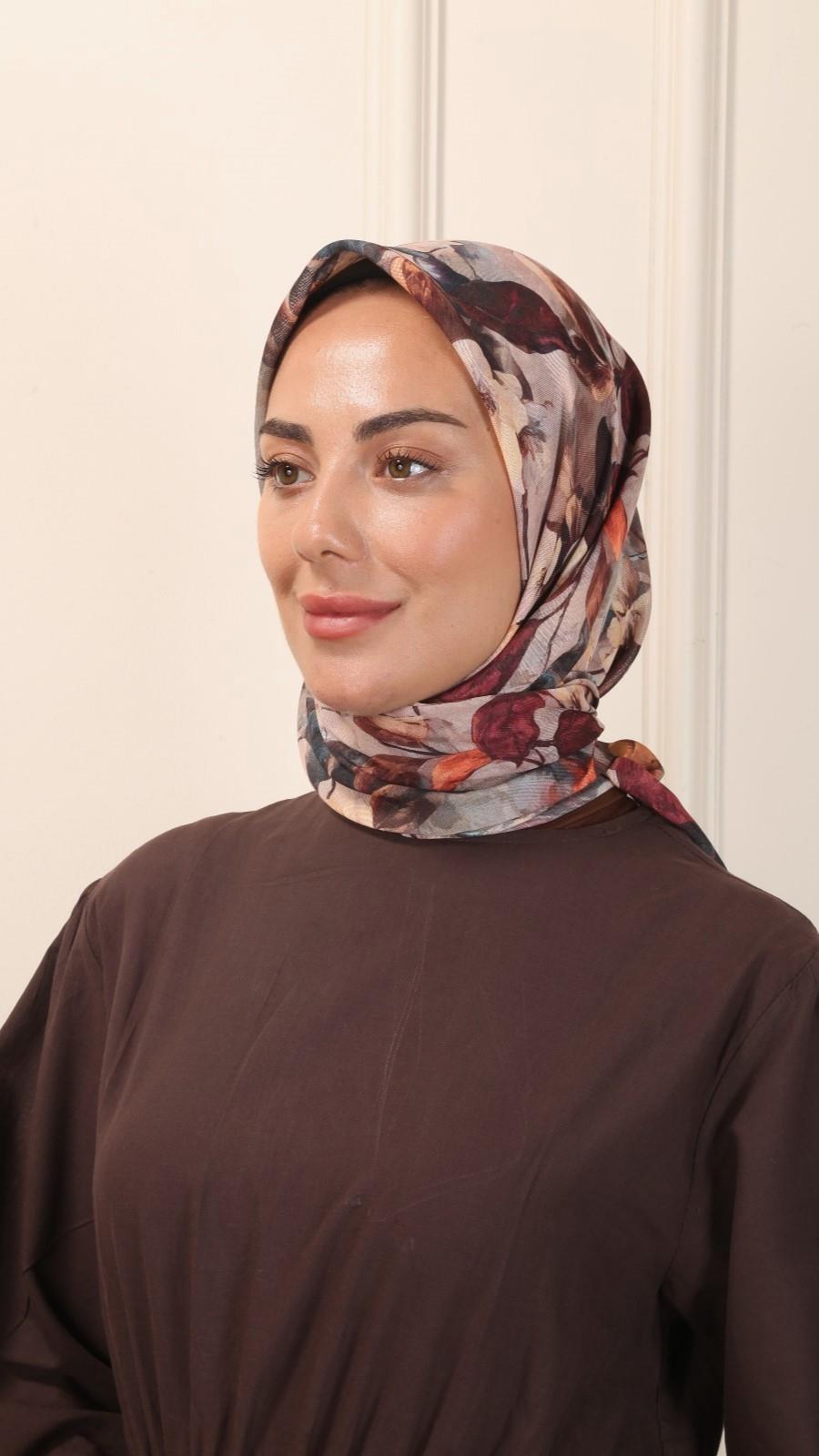 Locella Soft Pamuk Eşarp Pudra Pembe-1