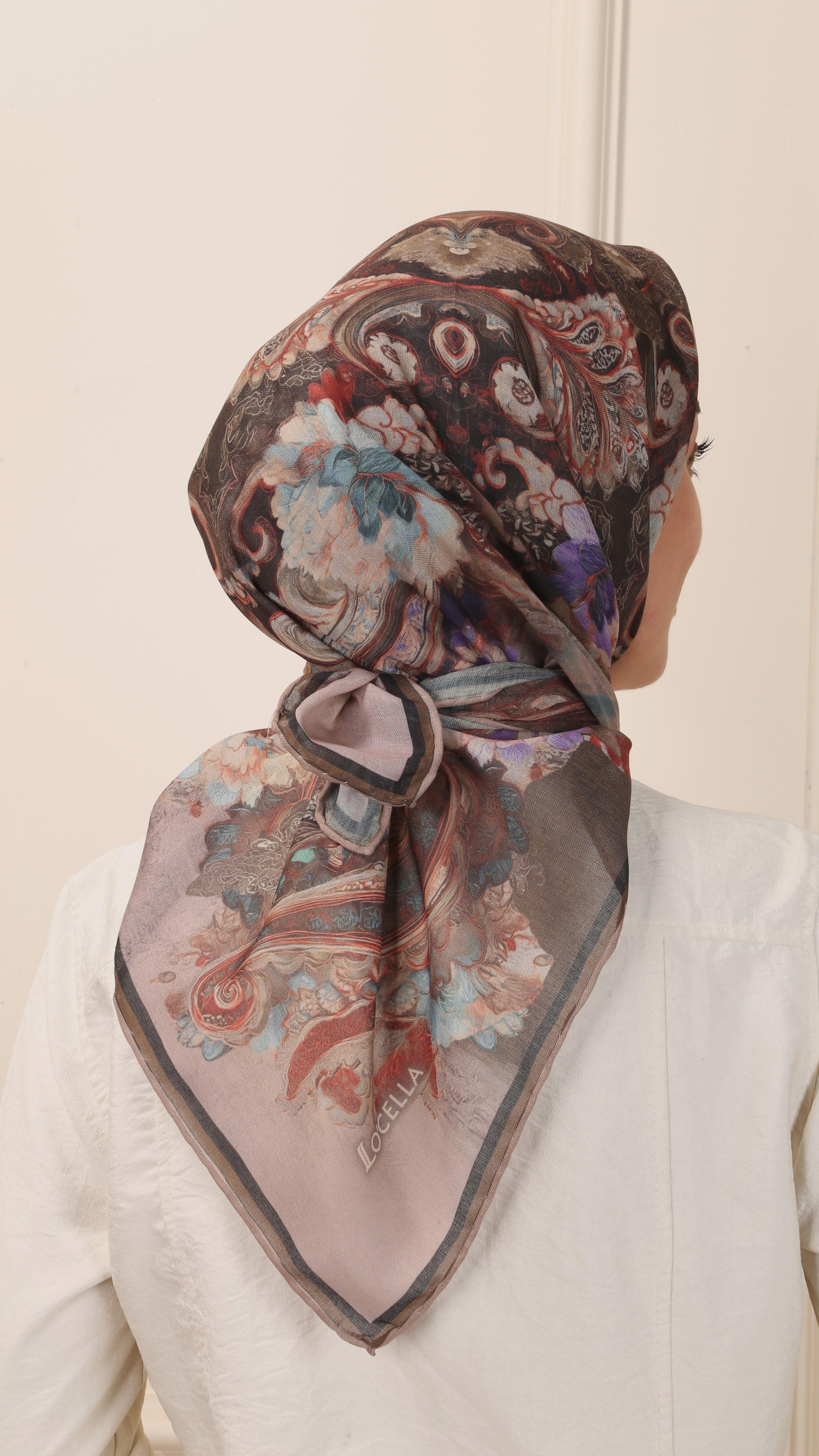 Locella Soft Pamuk Eşarp Yeşil-7