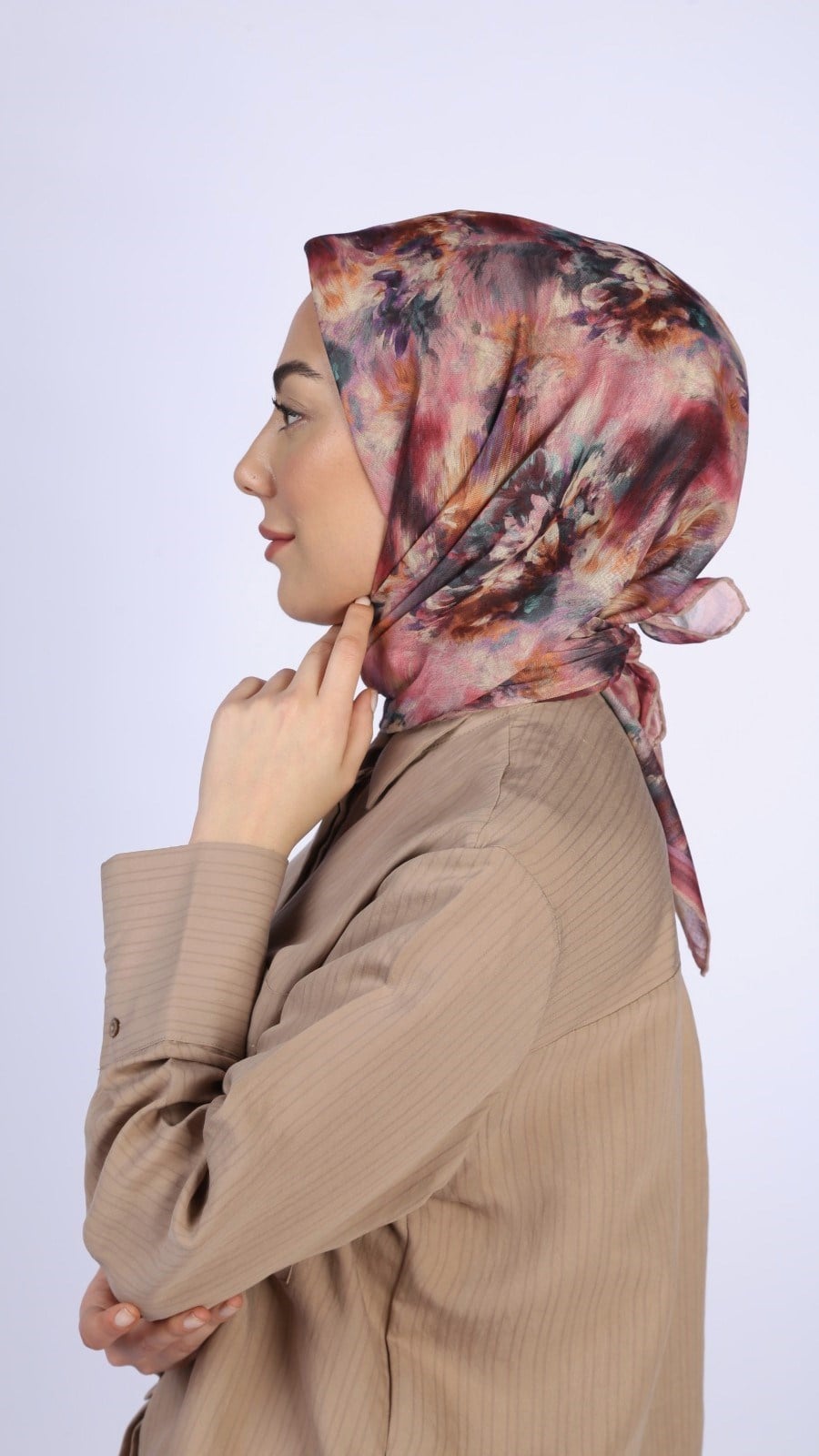 Locella Soft Pamuk Eşarp Pembe