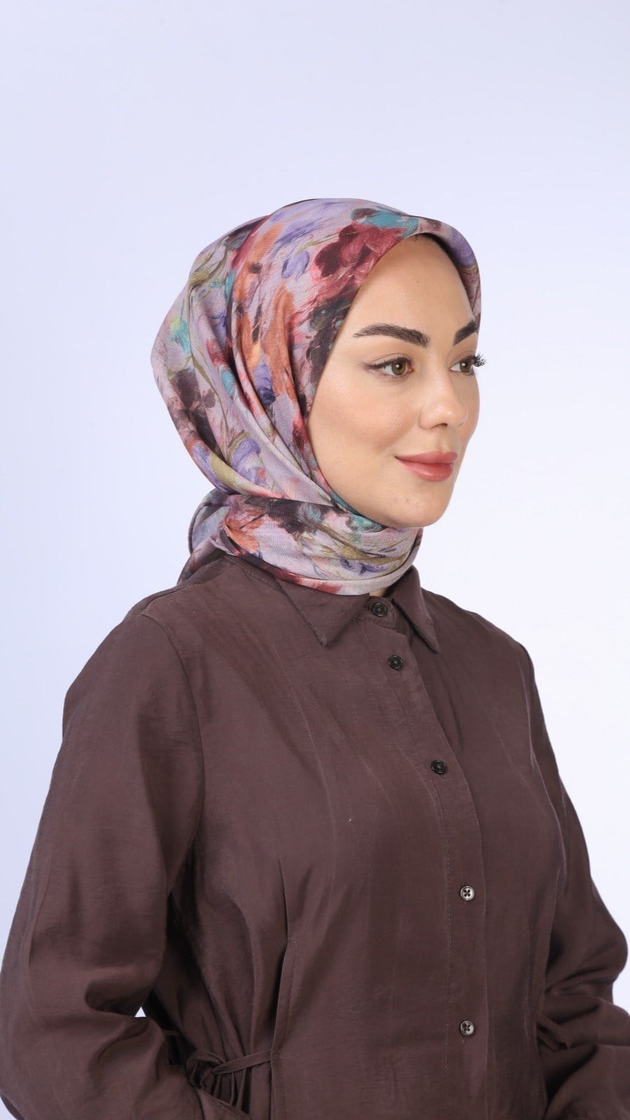 Locella Soft Pamuk Eşarp Pembe