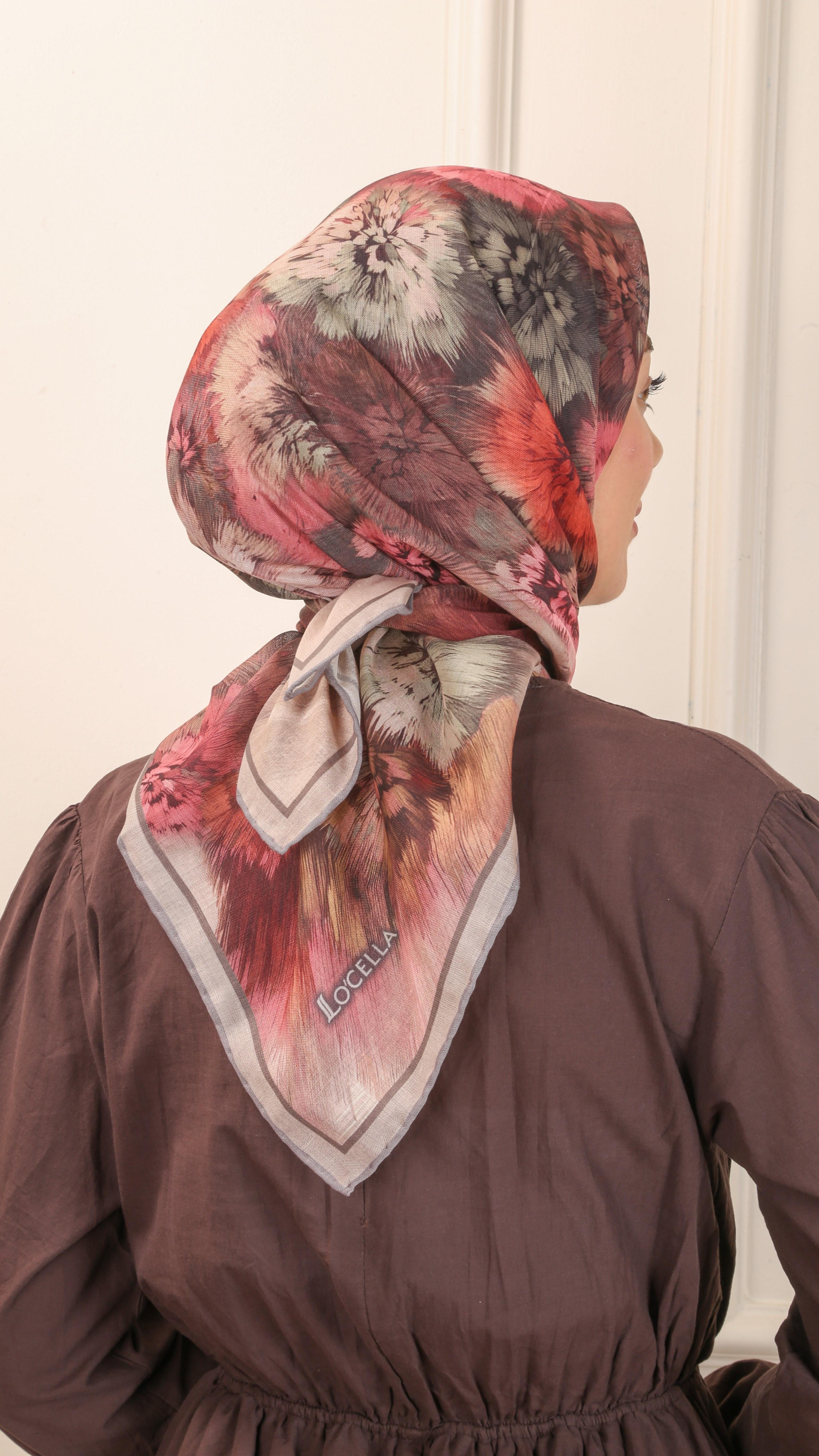 Locella Soft Pamuk Eşarp Bej-4