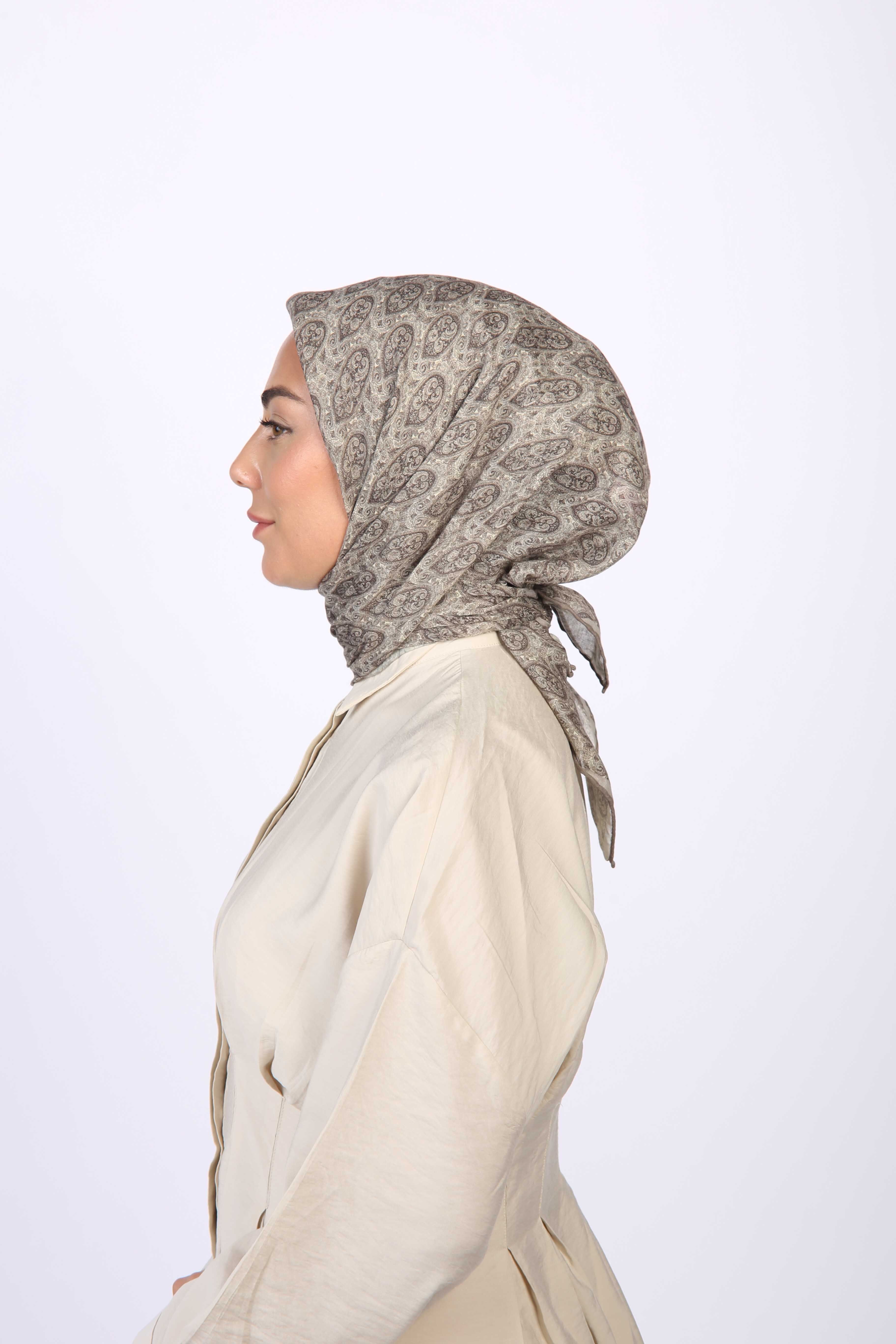 Locella Soft Pamuk Eşarp Vizon