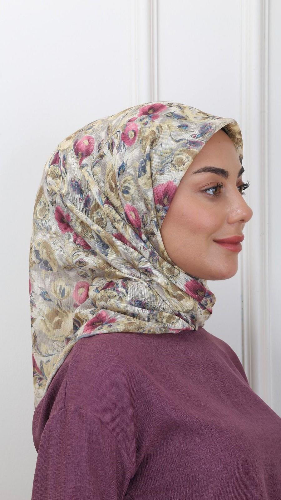 Locella Soft Pamuk Eşarp Sarı-7