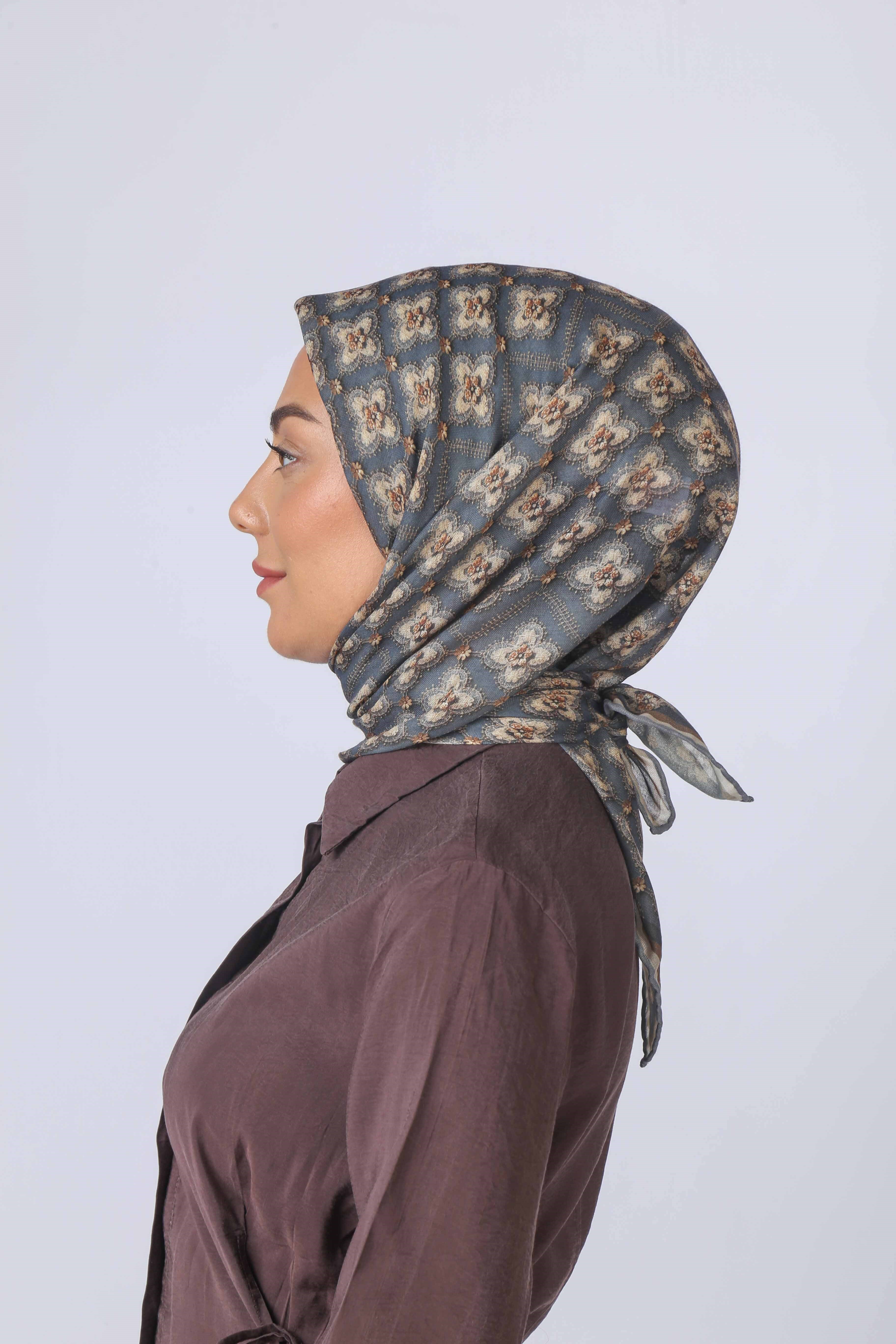 Locella Soft Pamuk Eşarp Gri