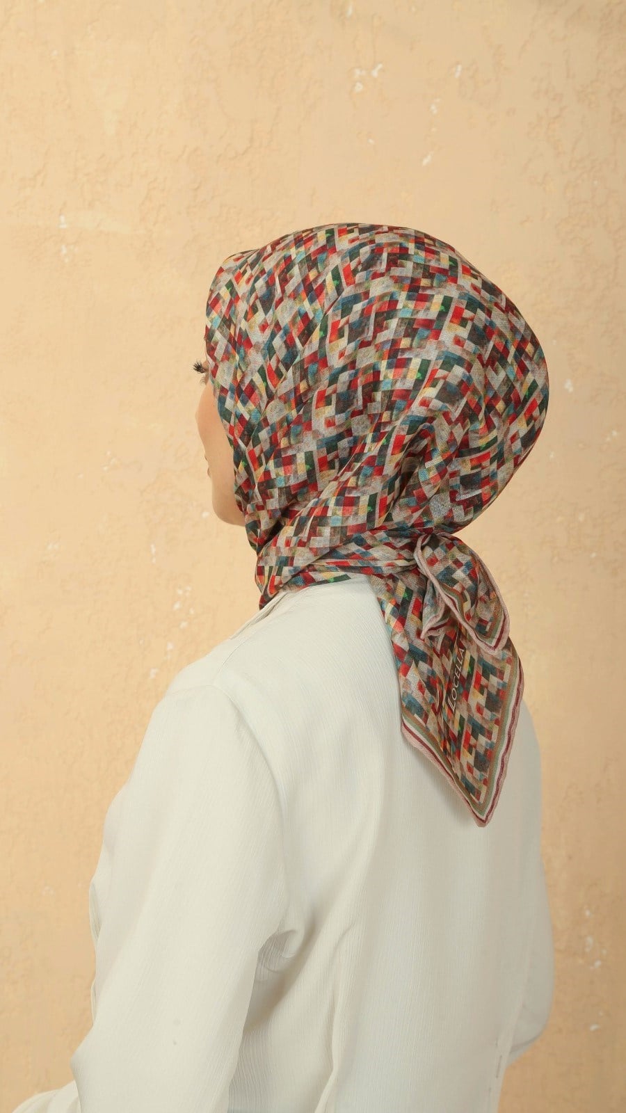 Locella Soft Pamuk Eşarp Yeşil