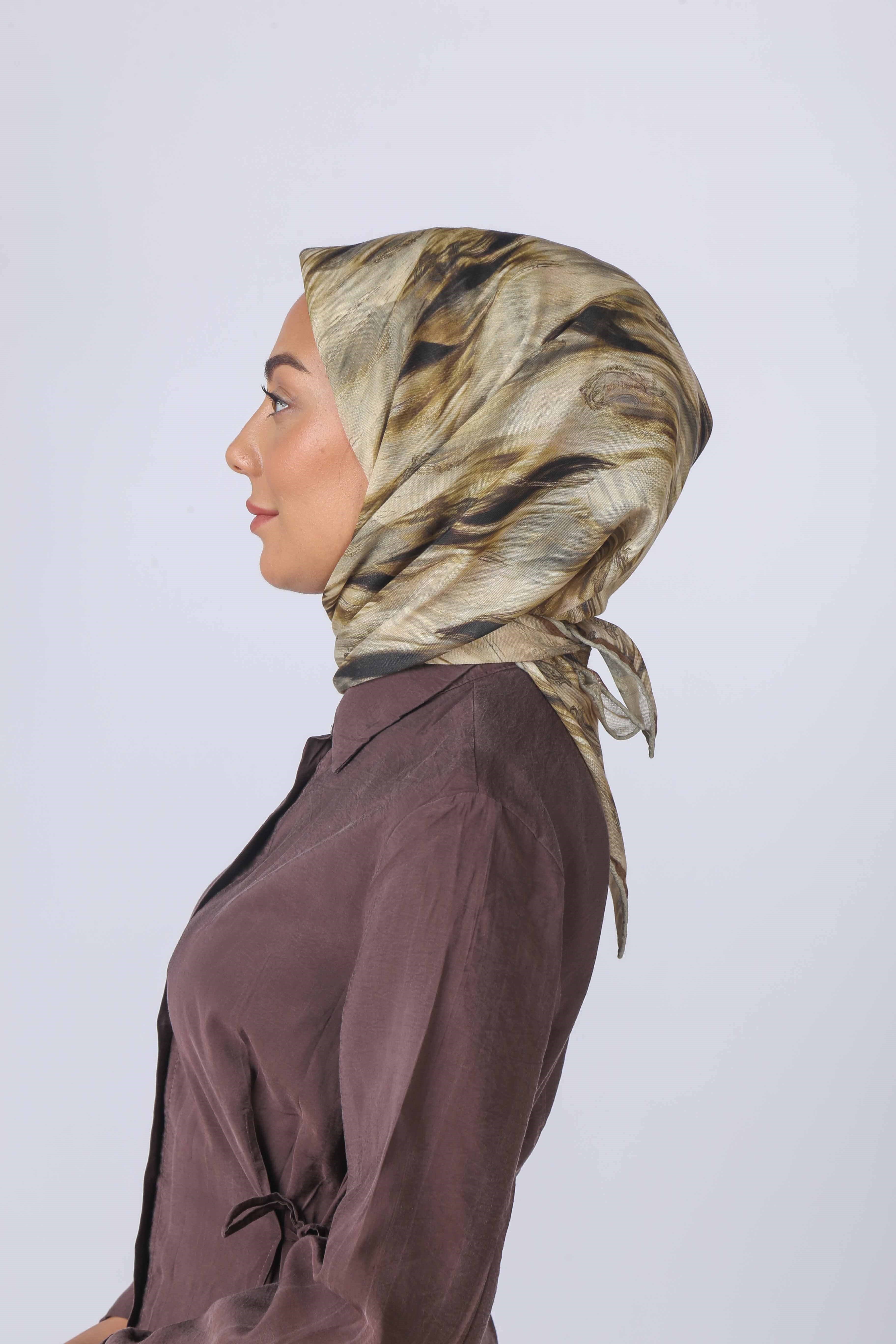 Locella Soft Pamuk Eşarp Yeşil