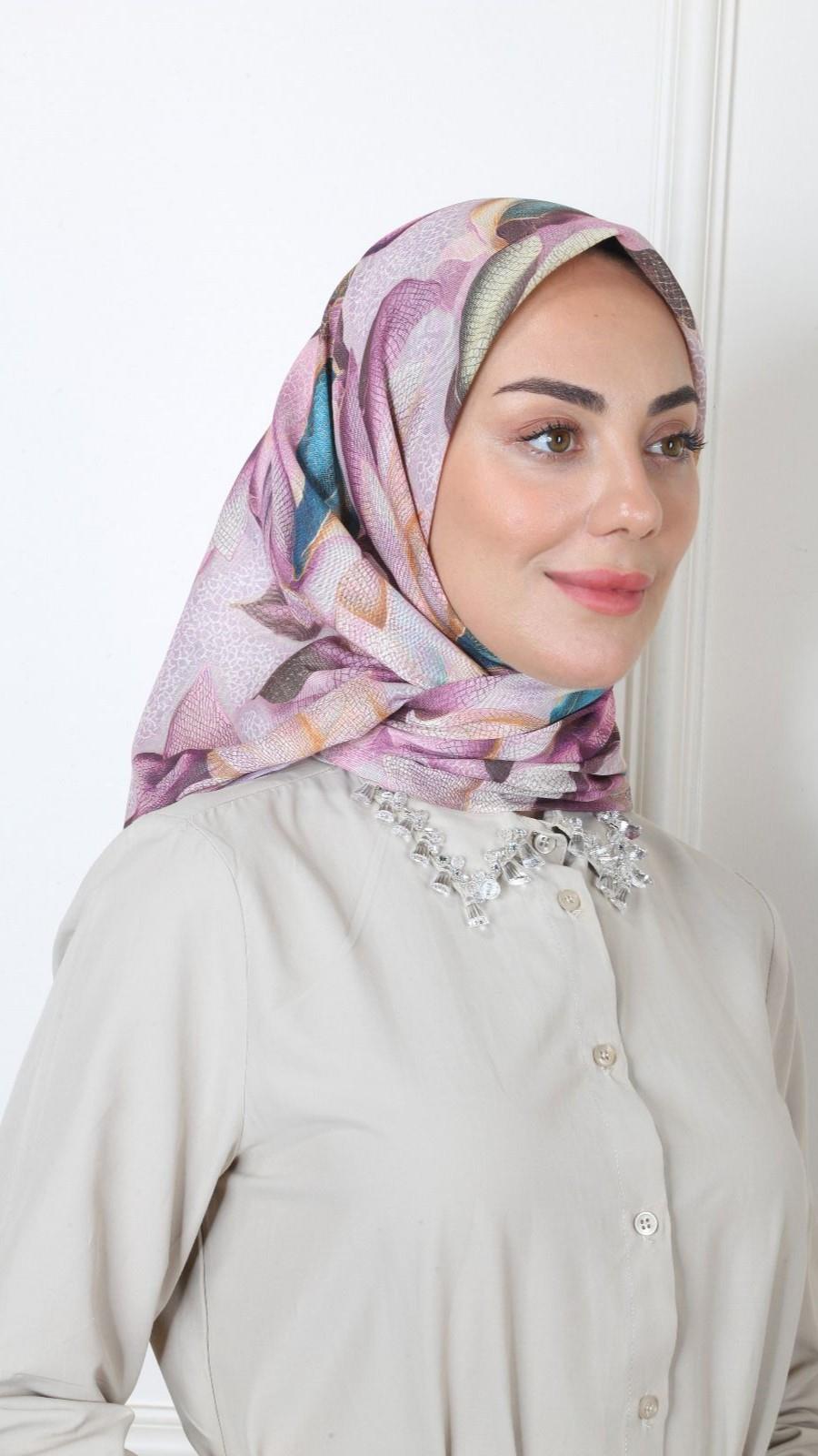 Locella Soft Pamuk Eşarp Pembe-6