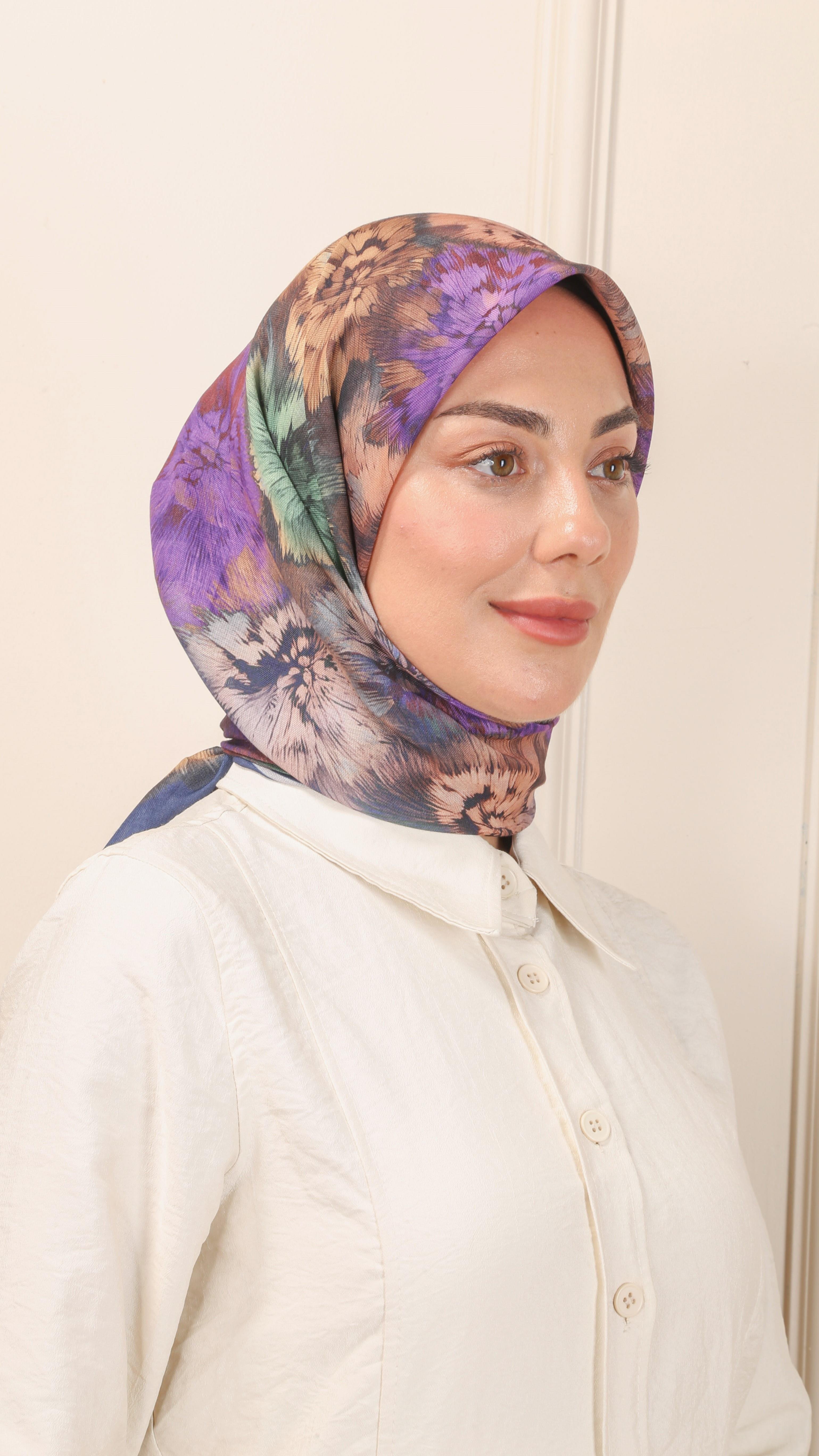 Locella Soft Pamuk Eşarp Lacivert-7