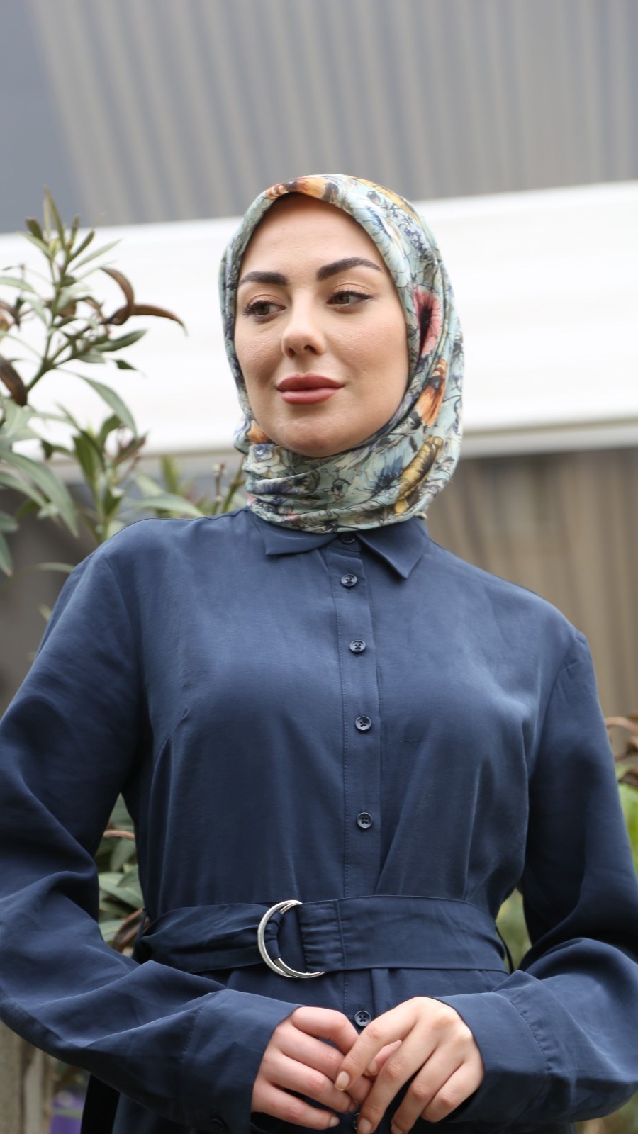 Locella Soft Pamuk Eşarp Su Yeşili