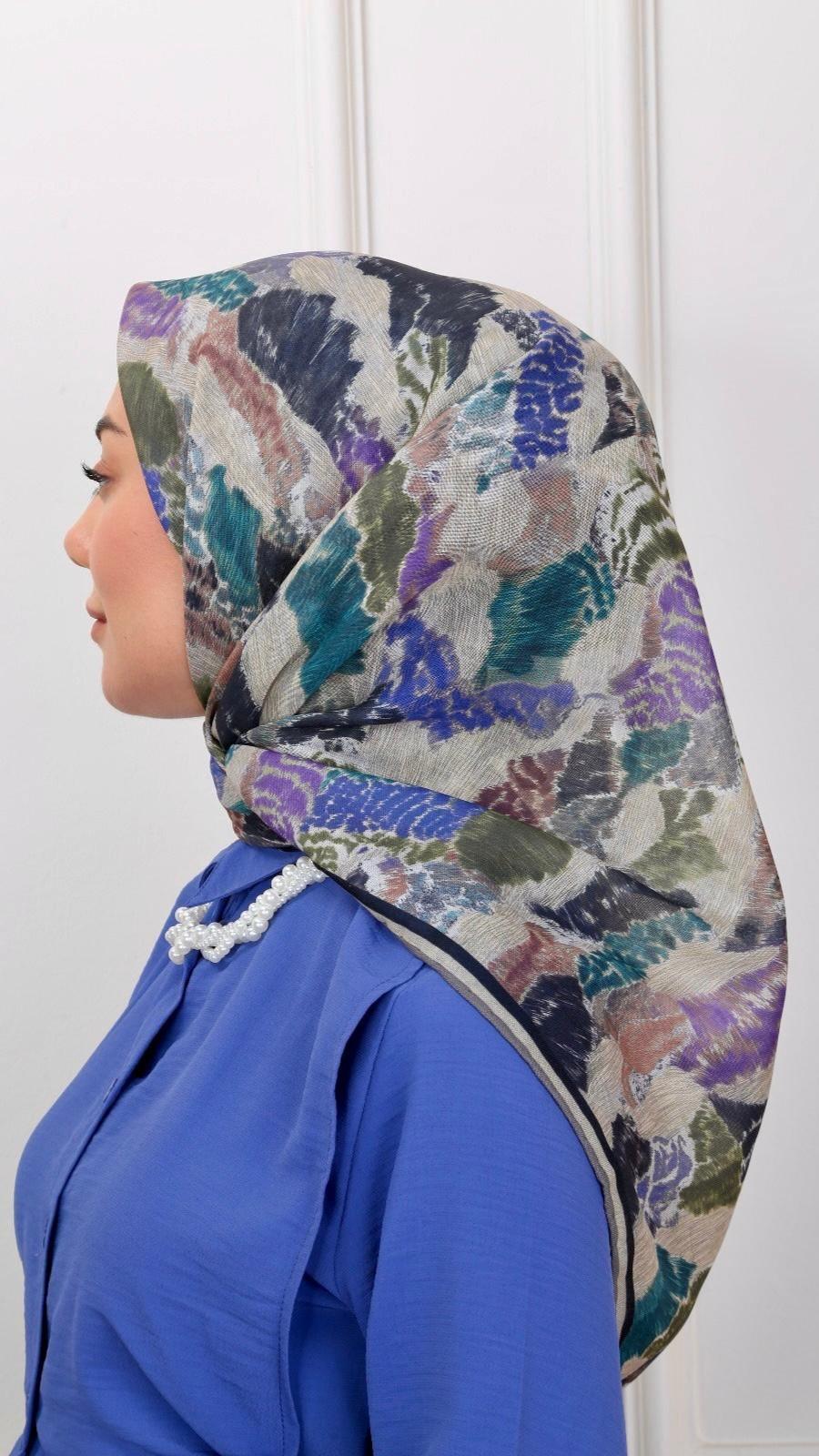 Locella Soft Pamuk Eşarp Bej-4