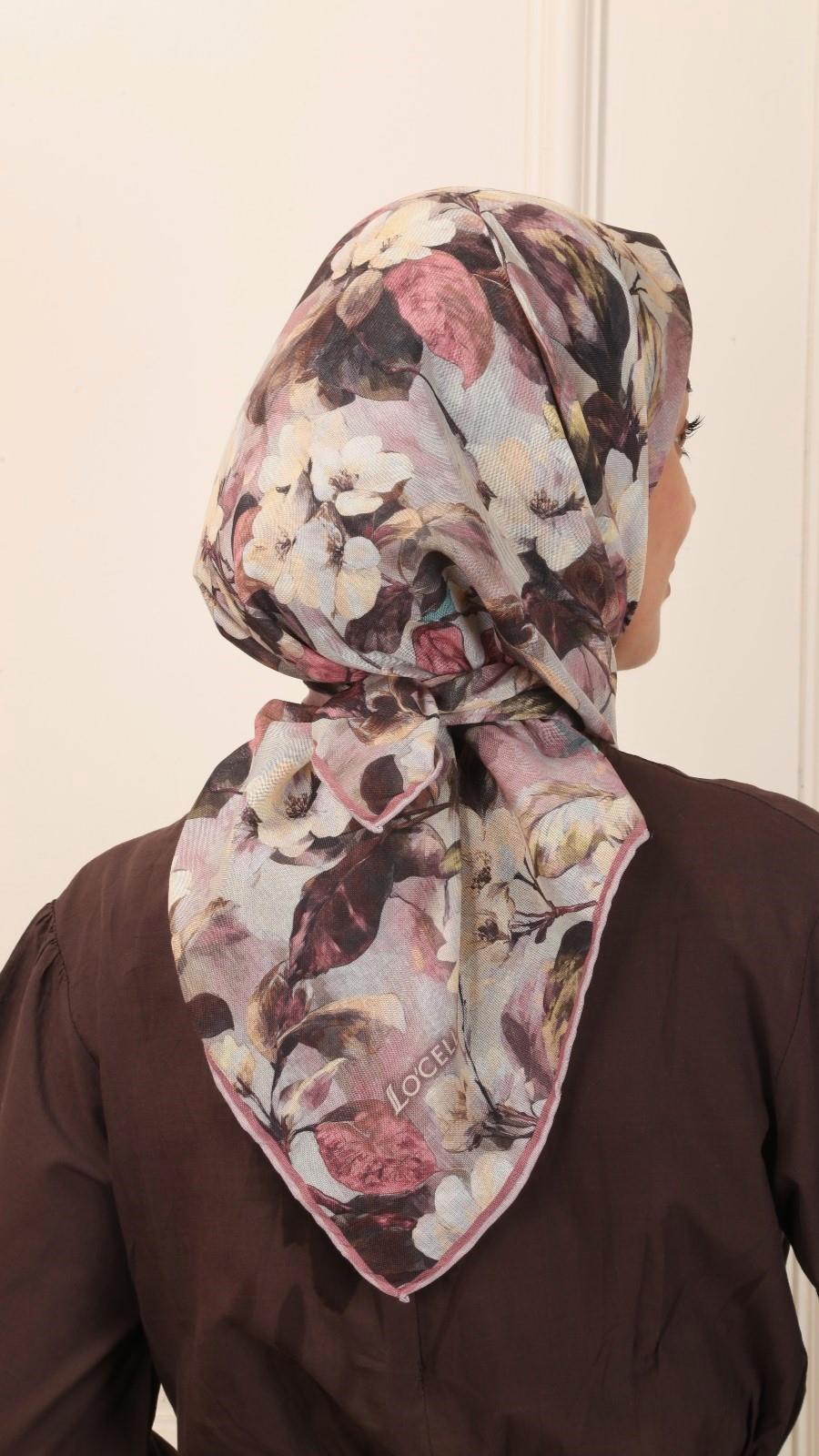 Locella Soft Pamuk Eşarp Pembe-9