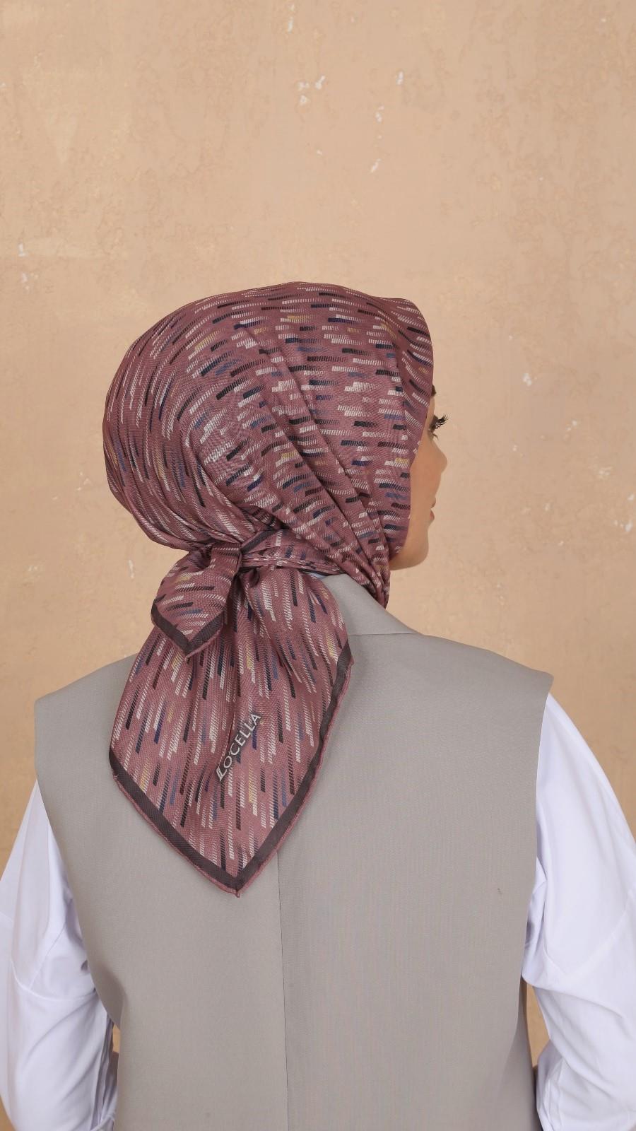 Locella Soft Pamuk Eşarp Pembe-6