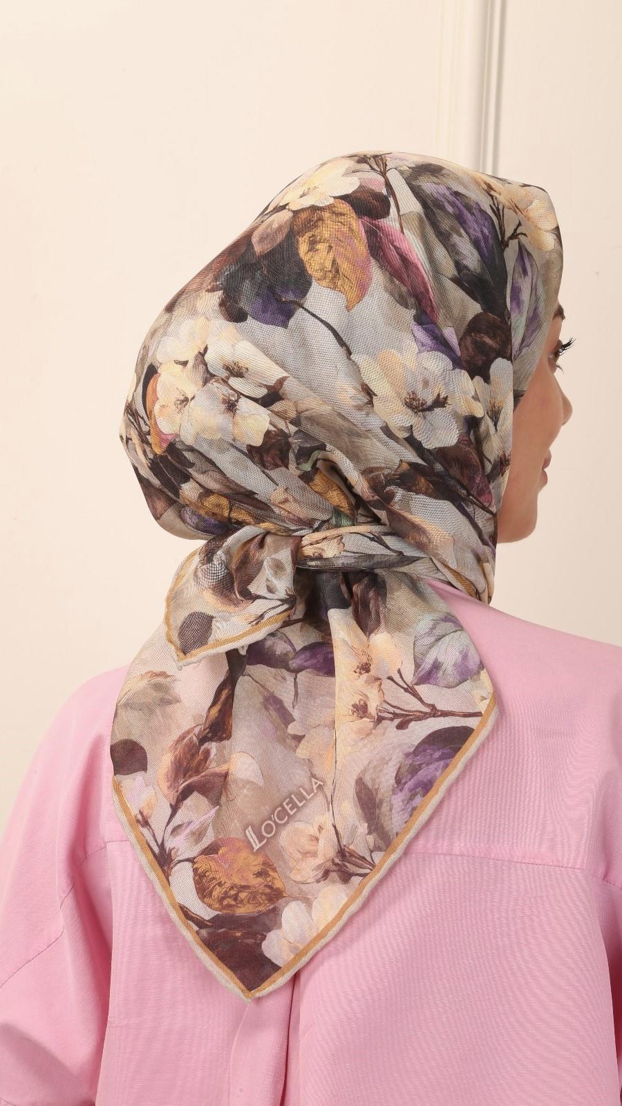 Locella Soft Pamuk Eşarp Sarı-6