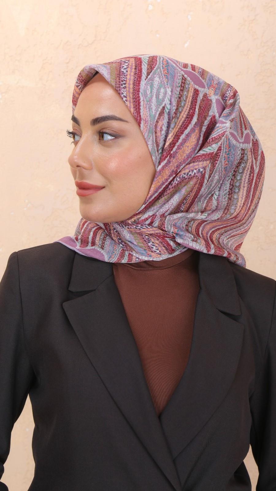Locella Soft Pamuk Eşarp Pembe-1