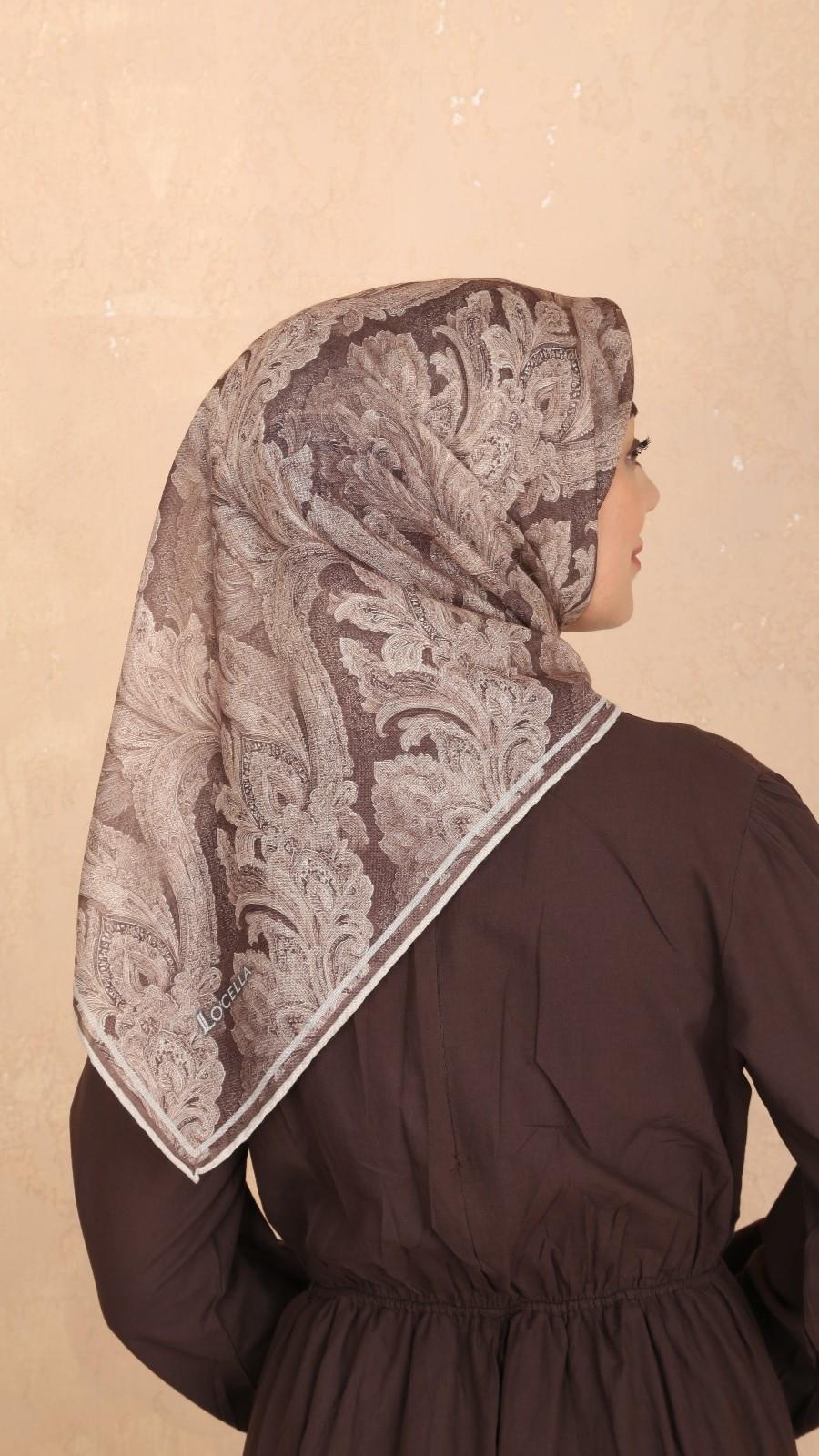 Locella Soft Pamuk Eşarp Sütlü Kahve-16