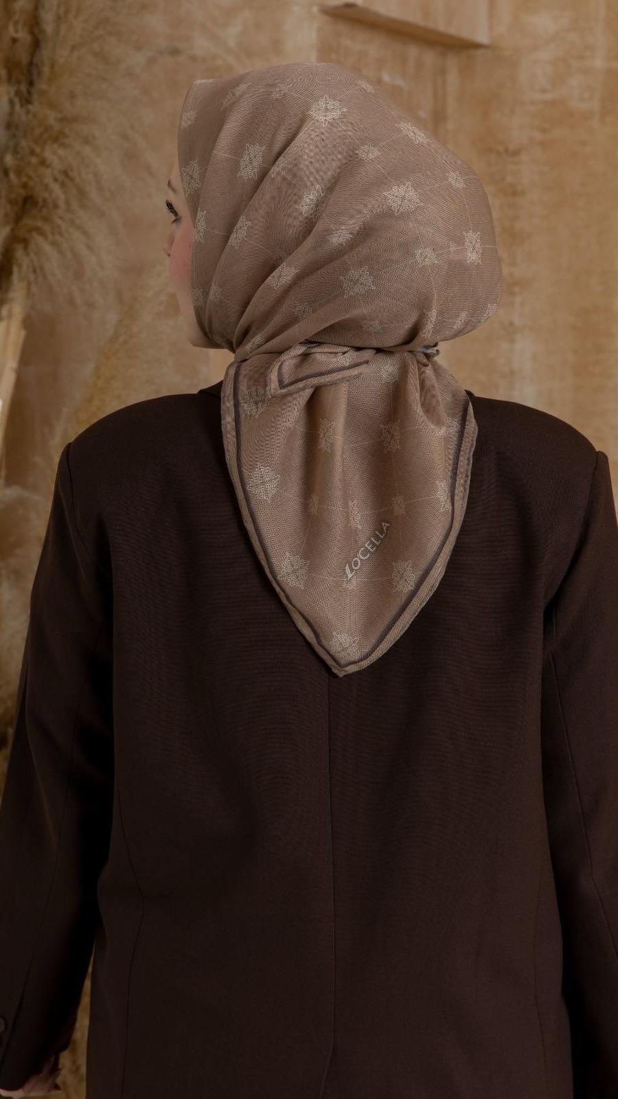 Locella Soft Pamuk Eşarp Camel-2