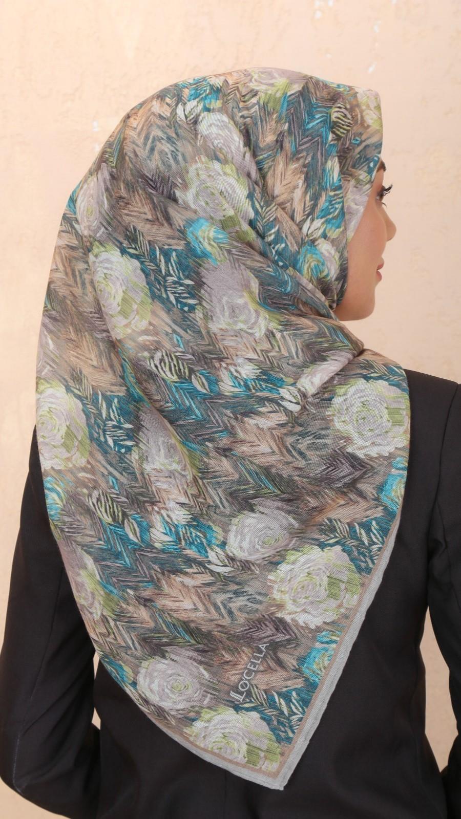 Locella Soft Pamuk Eşarp Somon-1