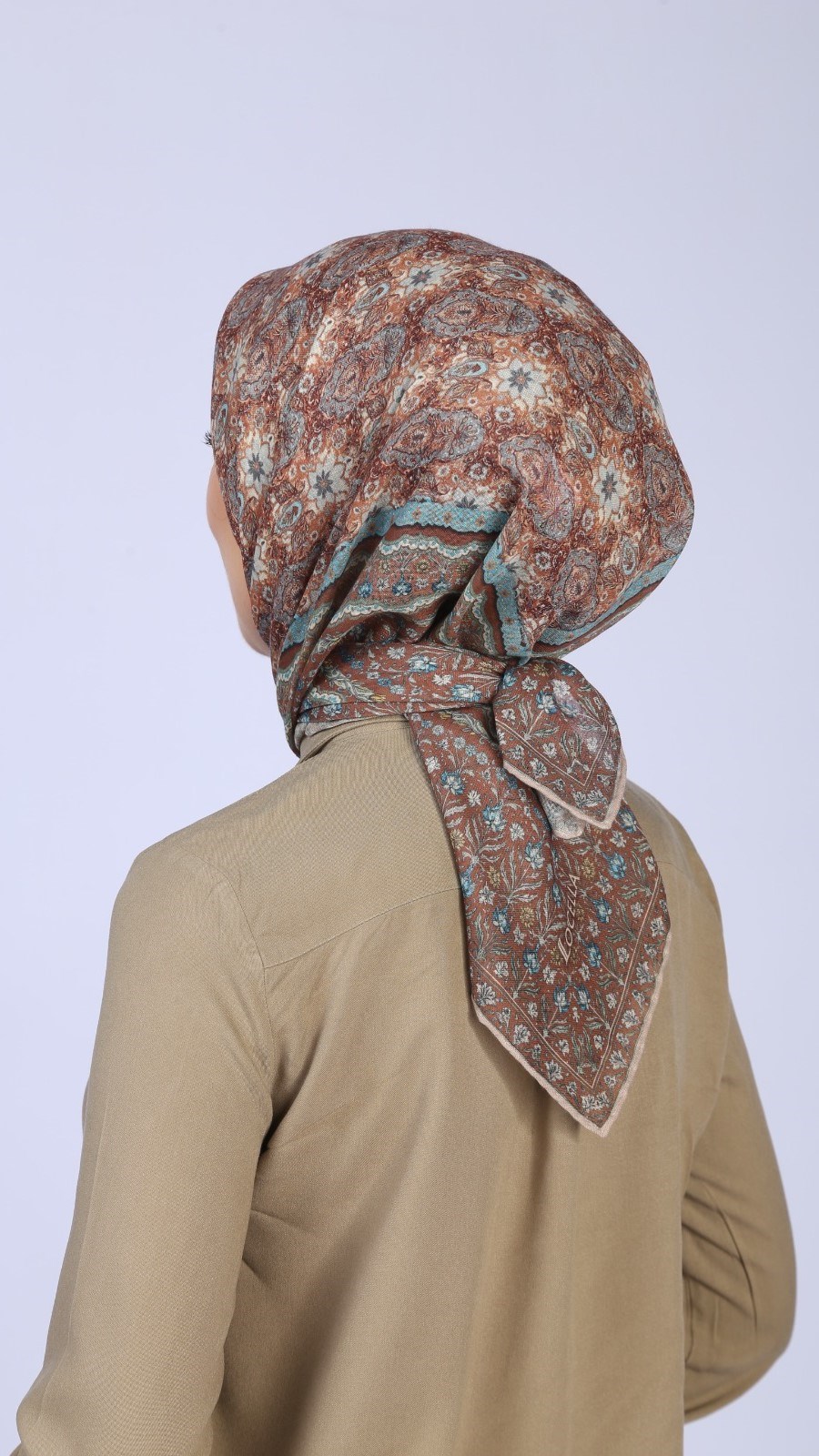 Locella Soft Pamuk Eşarp Taba