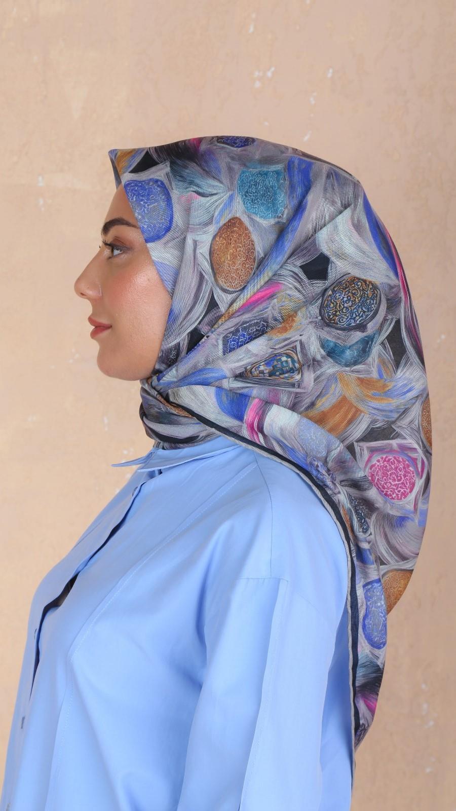 Locella Soft Pamuk Eşarp Siyah-9