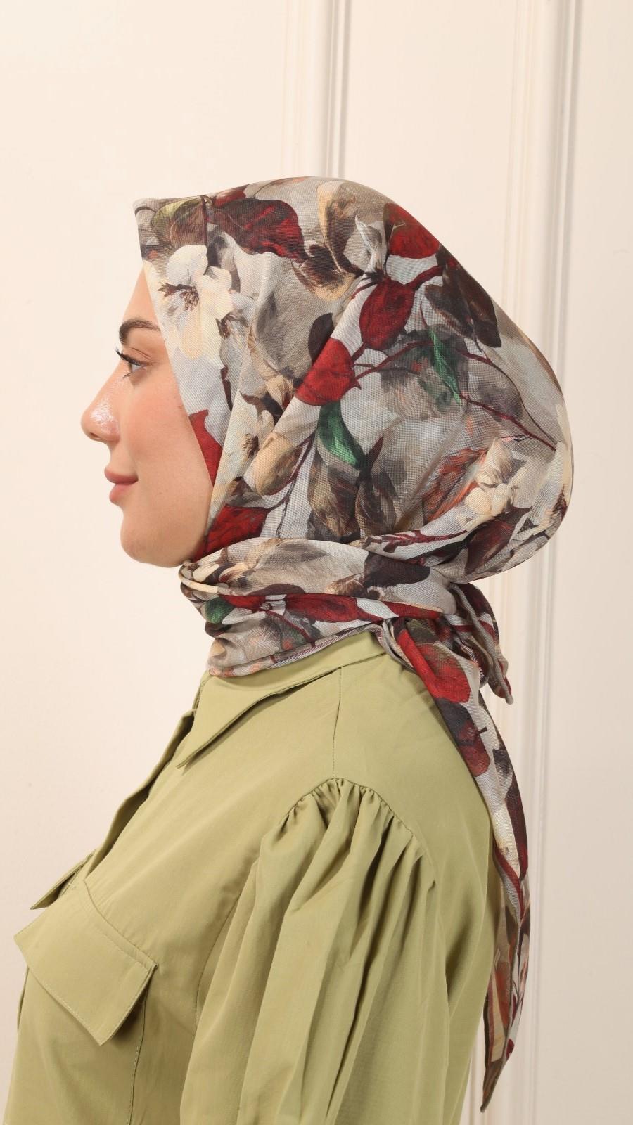 Locella Soft Pamuk Eşarp Vizon-2