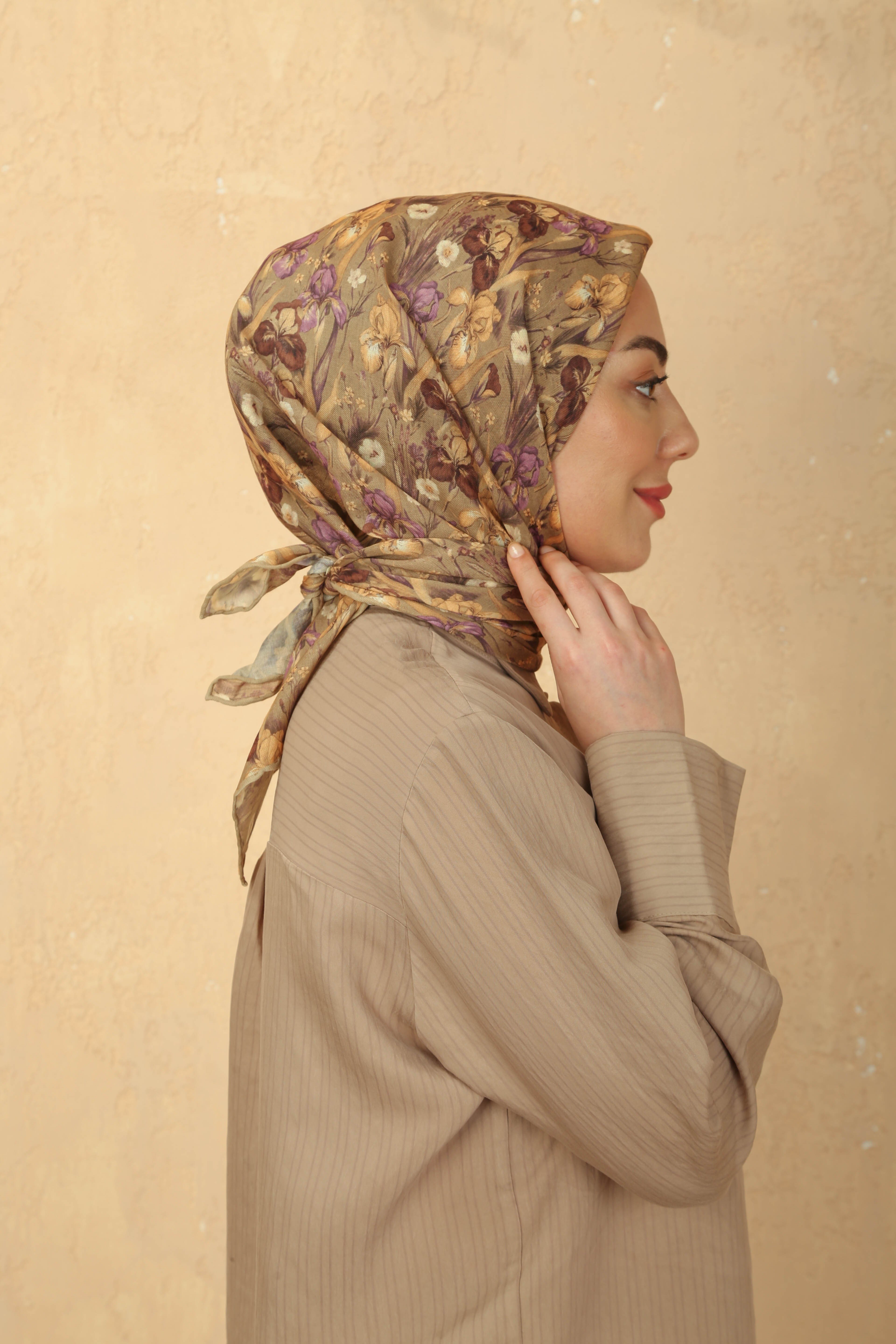 Locella Soft Pamuk Eşarp Yeşil
