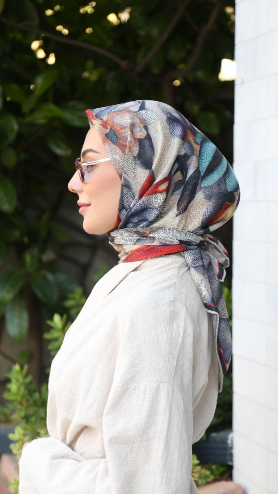 Locella Soft Pamuk Eşarp Siyah-10