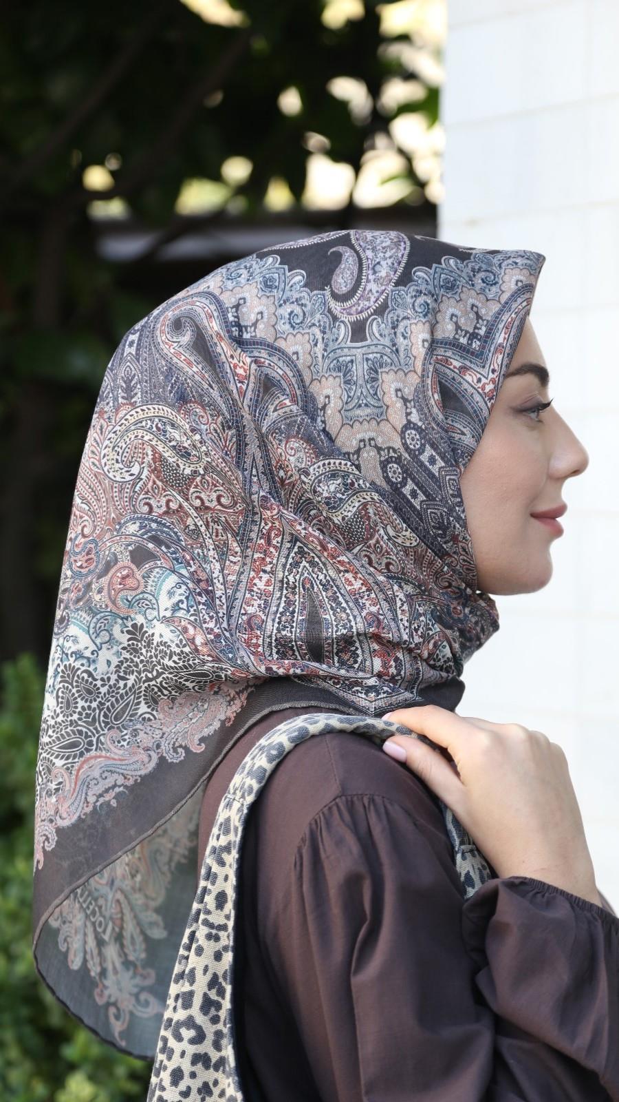 Locella Soft Pamuk Eşarp Acı Kahve-6