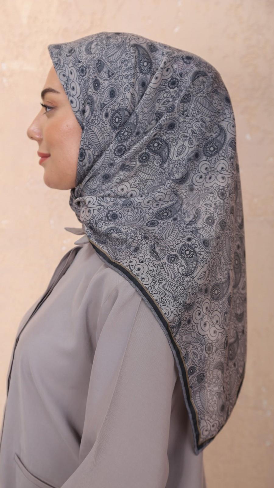 Locella Soft Pamuk Eşarp Vizon-10