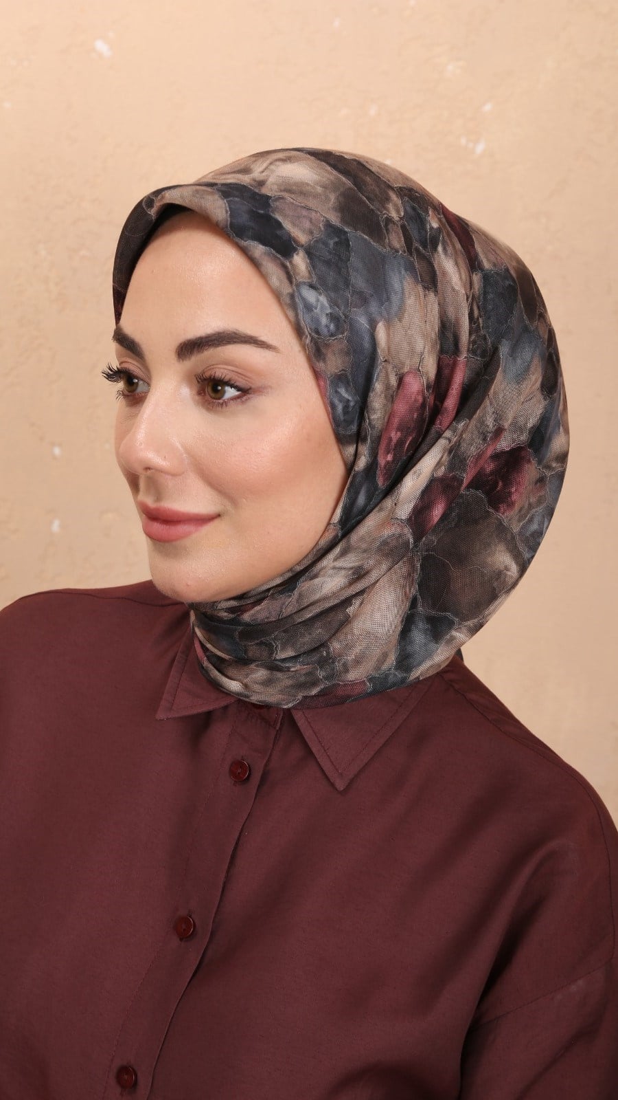 Locella Soft Pamuk Eşarp Siyah