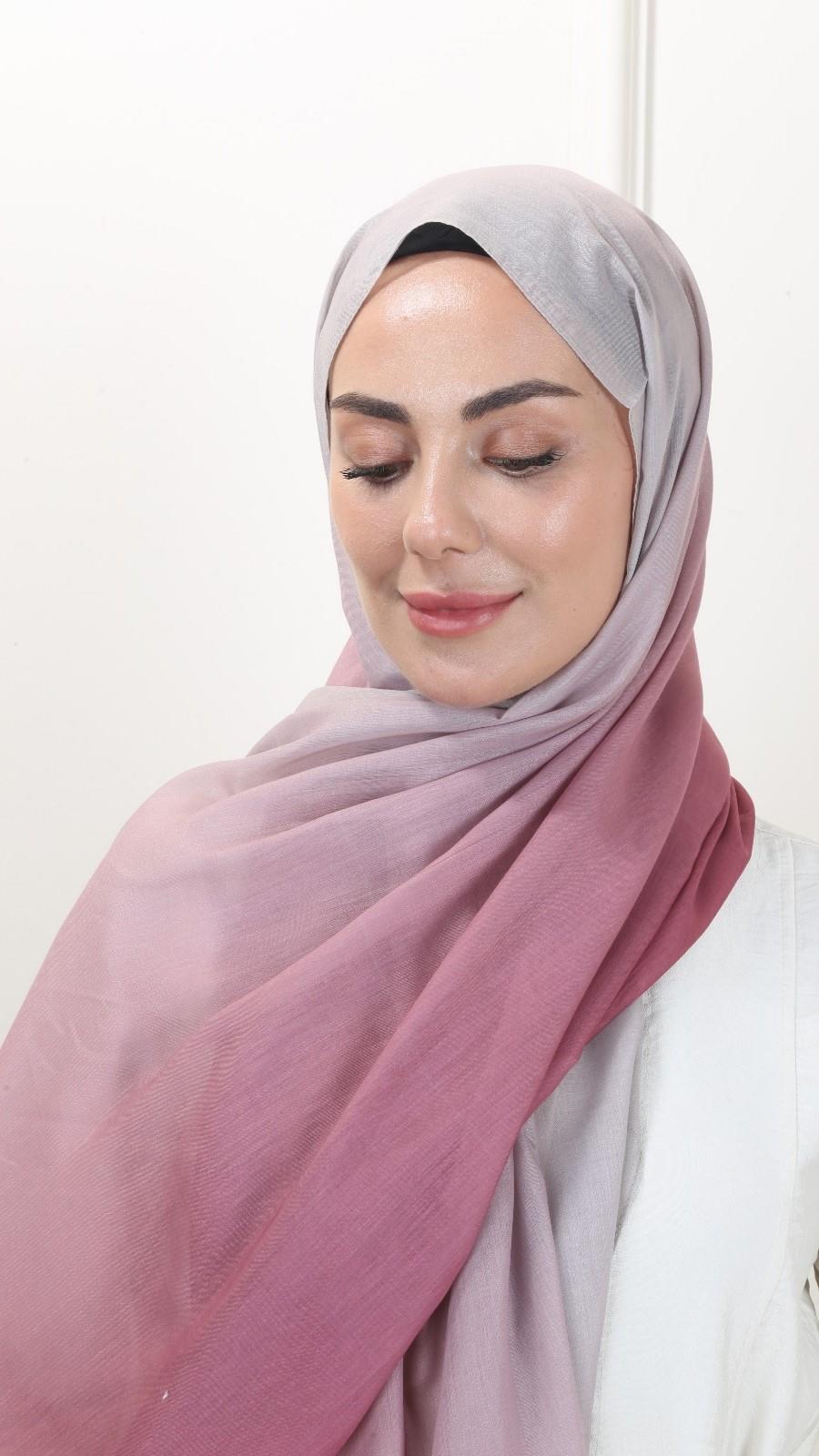 Pamuk Vual Şal Pembe-19