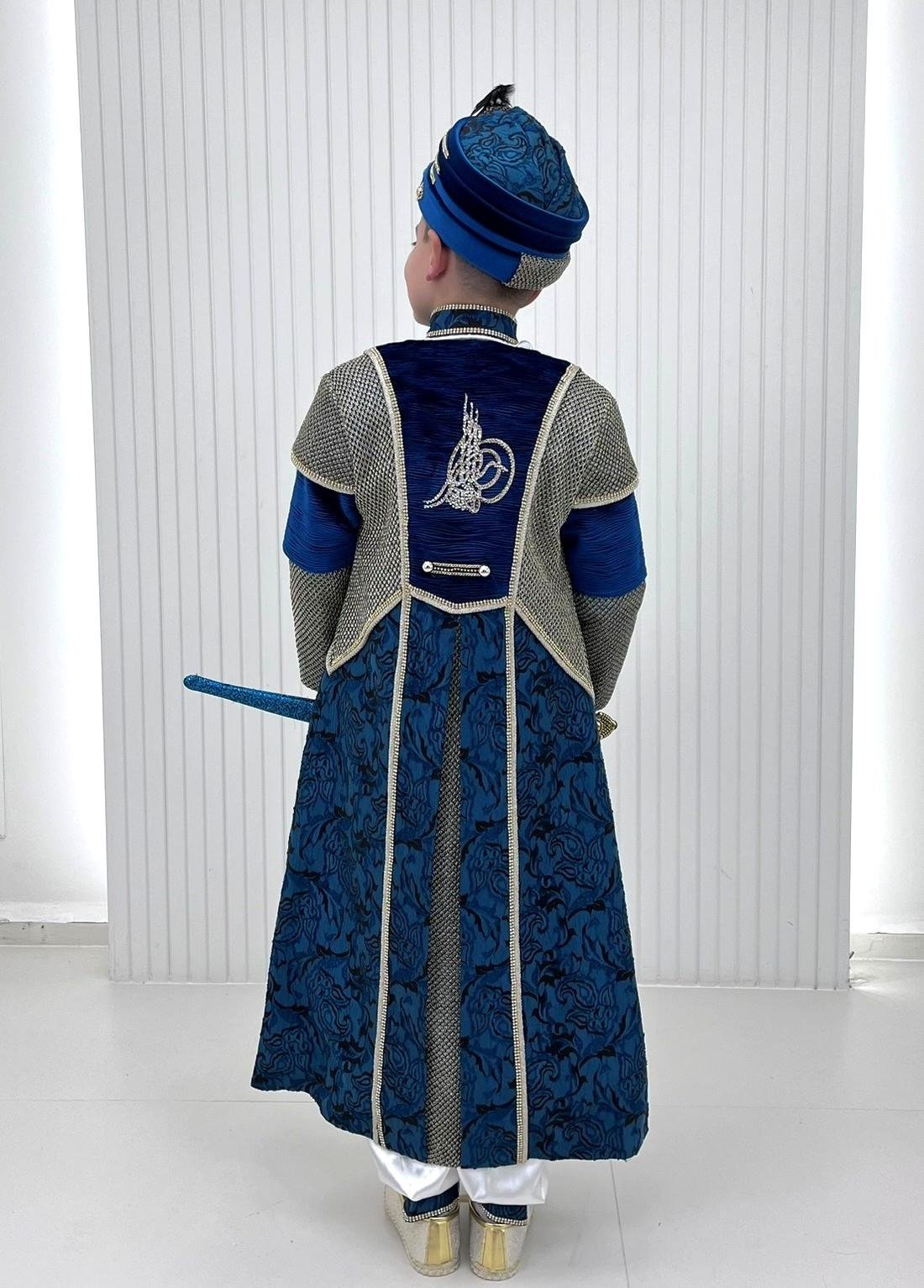 Brokar Kadife Kombinli Kaftan Sünnet Kıyafeti