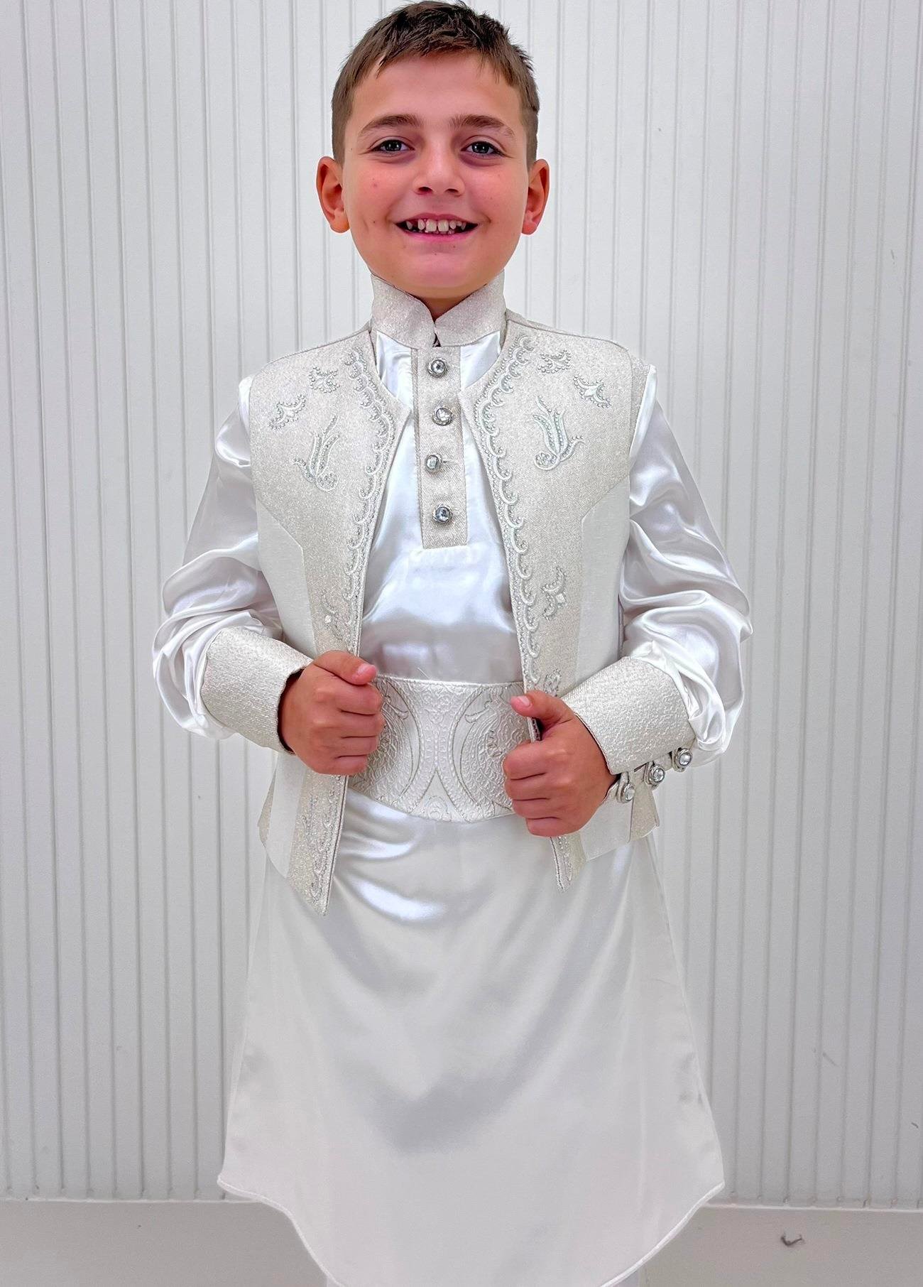 Otantik Nakışlı Kaftan Sünnet Kıyafeti