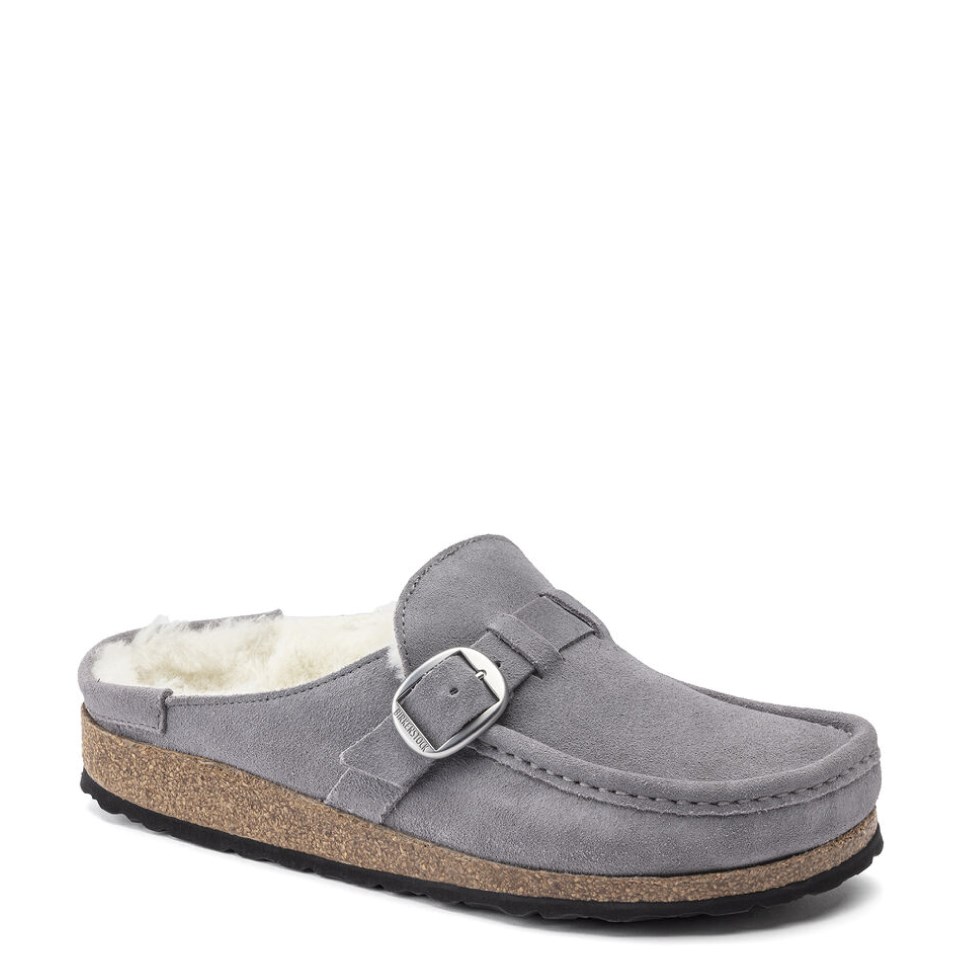 Buckley Suede Shearling Kapalı Terlik