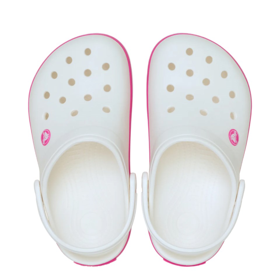 Crocband Clog T Crocs Crocs Beyaz Pembe Çocuk Terlik
