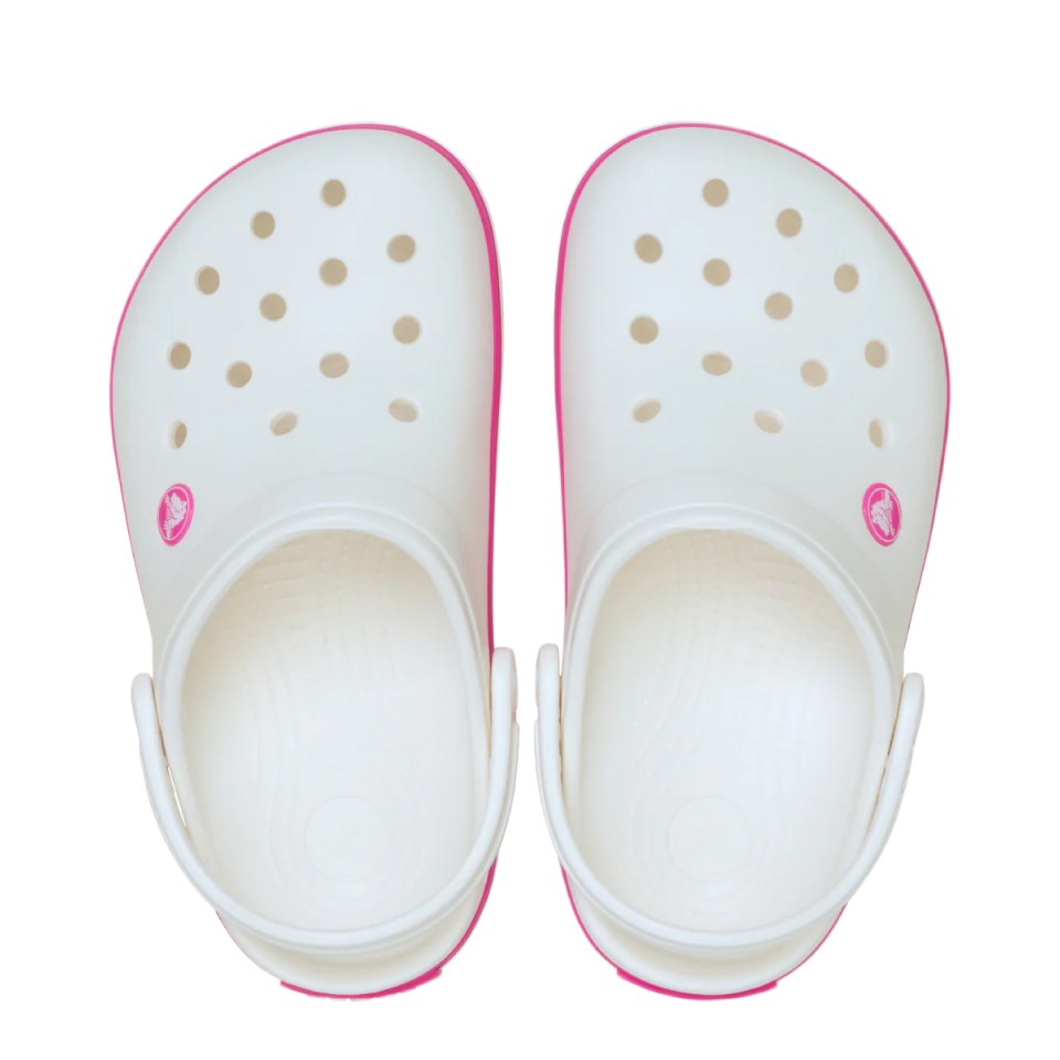 Crocband Clog T Crocs Crocs Beyaz Pembe Çocuk Terlik