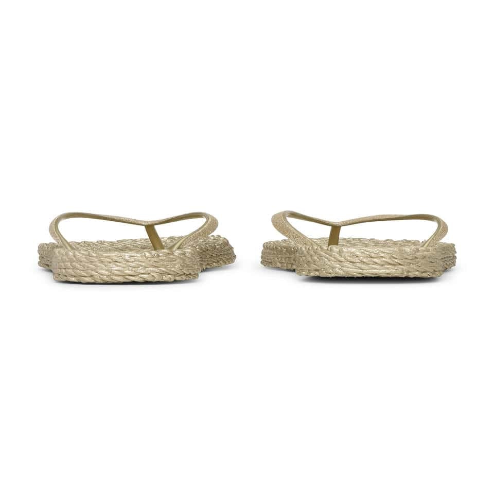 Ilse Jacobsen - Cheerful01 Flip Flop With Glitter Platin Simli Parmak Arası Terlik