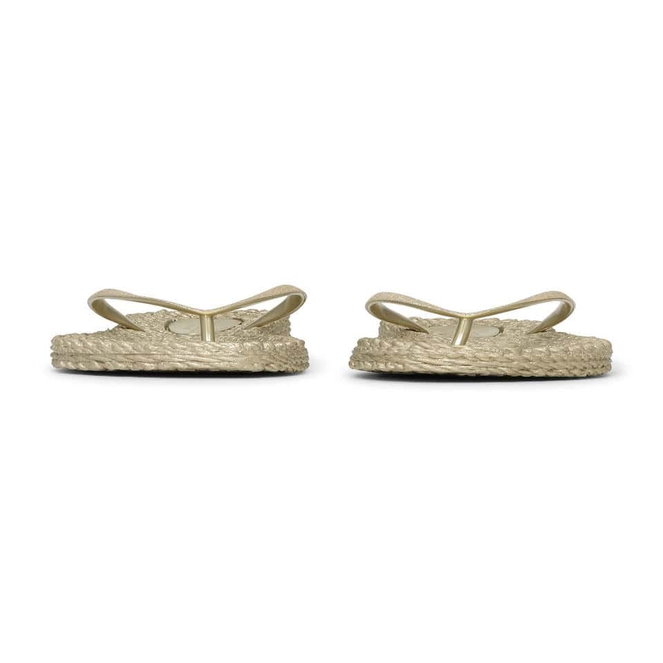 Ilse Jacobsen - Cheerful01 Flip Flop With Glitter Platin Simli Parmak Arası Terlik
